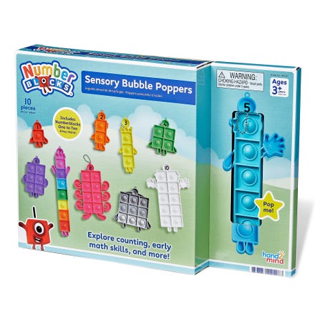 Learning Resources - Numberblocks™ Sensorische Bubble Poppers
