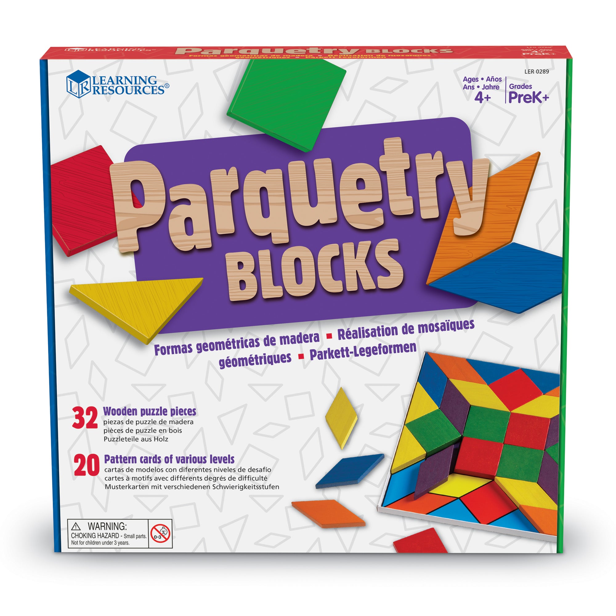 Learning Resources - Parketvlakken met Opdrachtkaarten Set