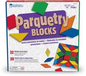 Learning Resources - Parketvlakken met Opdrachtkaarten Set