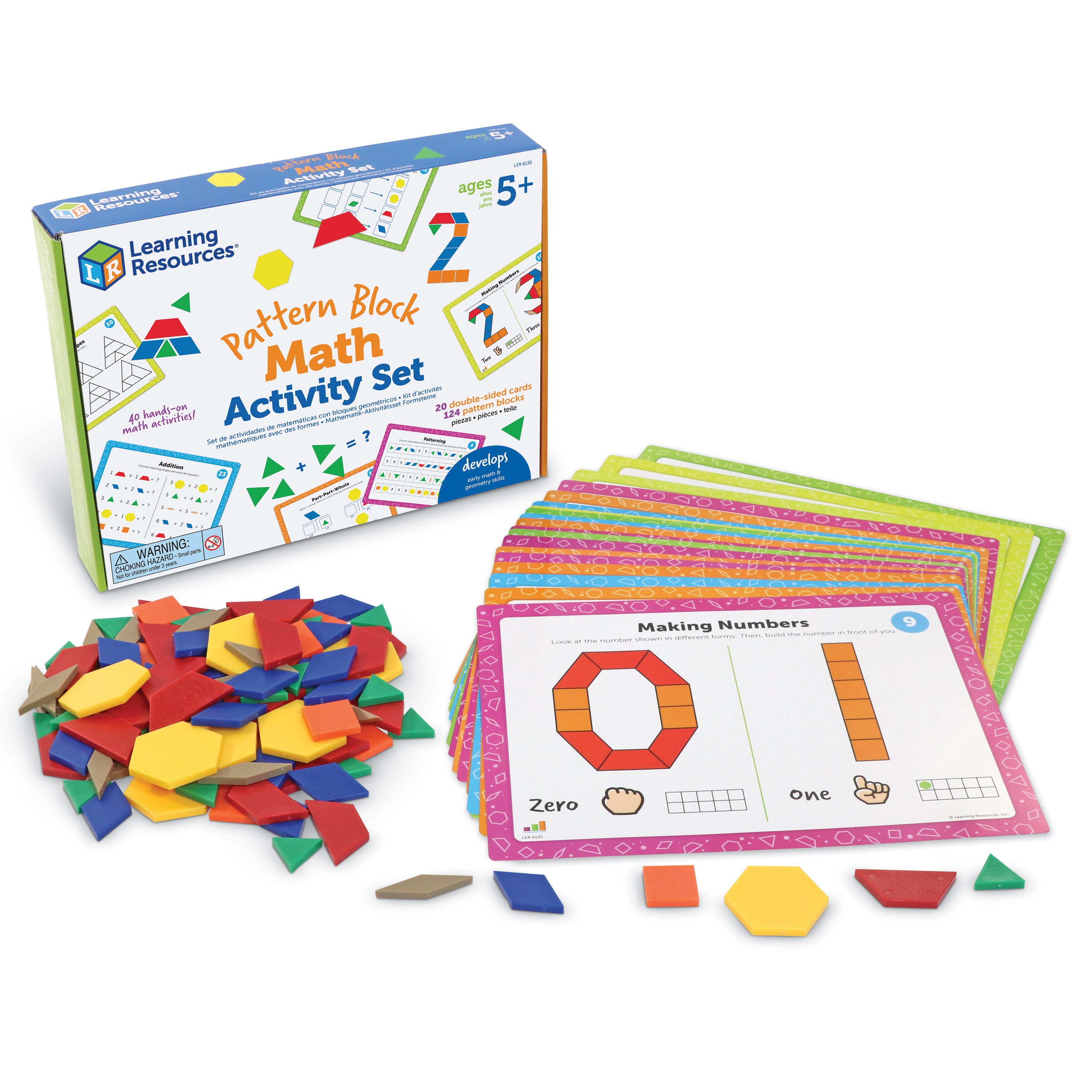 Learning Resources - Patroonblokken Rekenen Activiteitenset