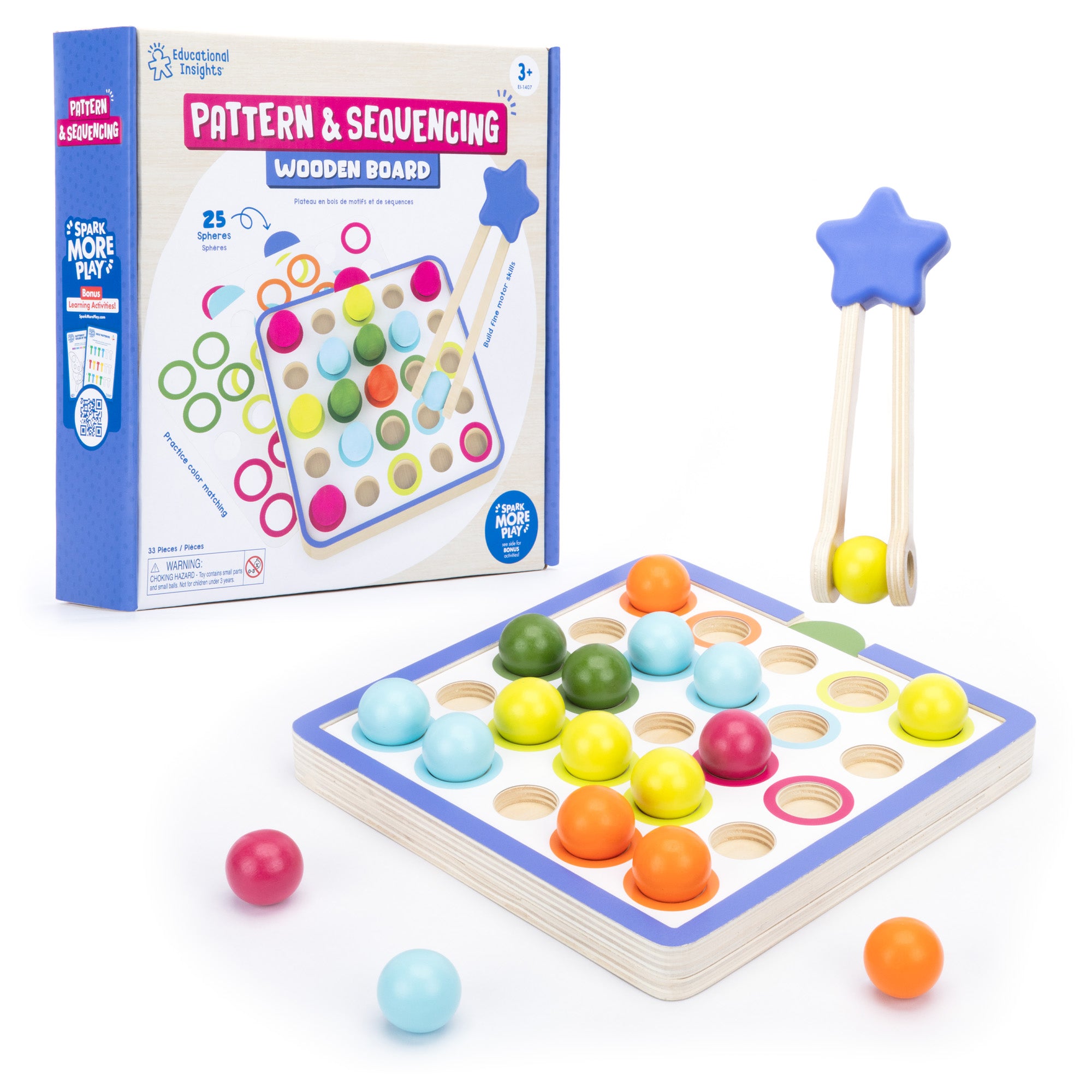 Learning Resources - Houten Patroon- en Reeksbord