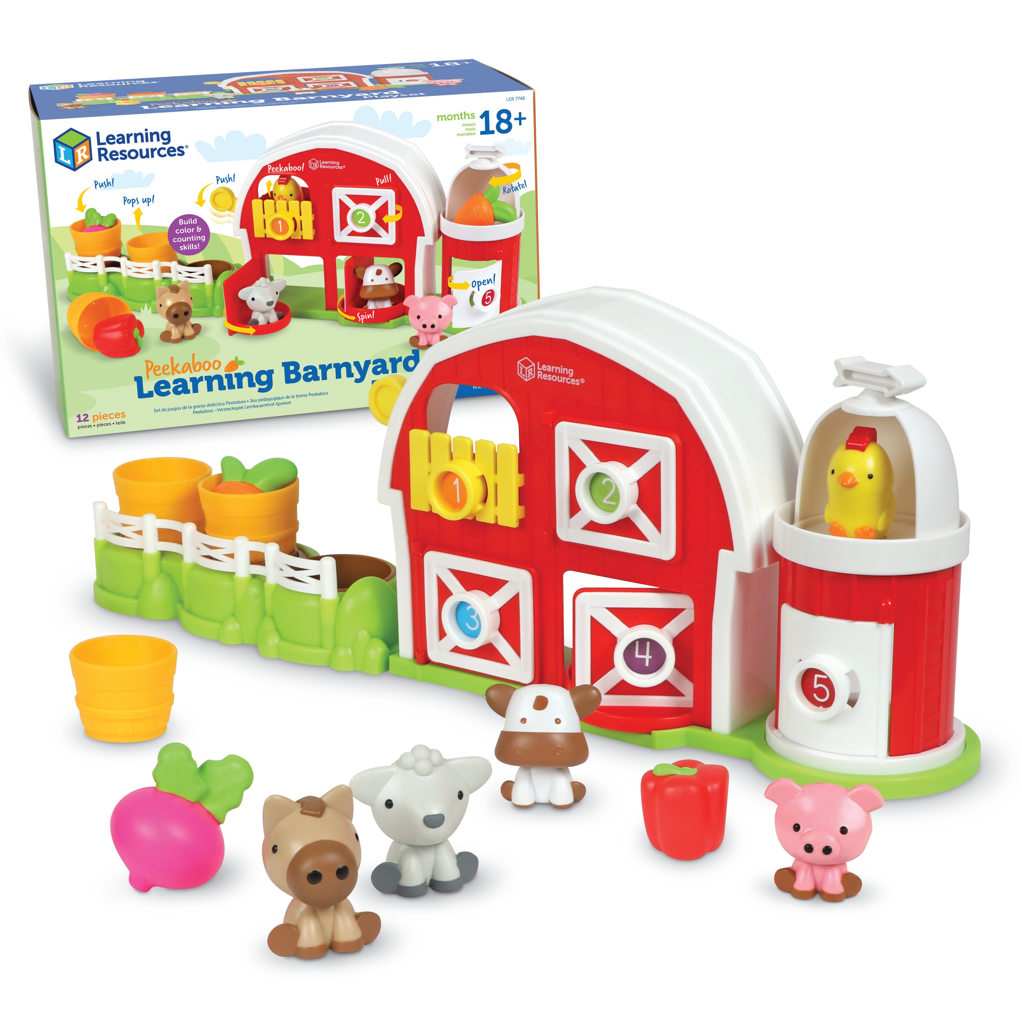 Learning Resources - Peekaboo Boerderij Speelset