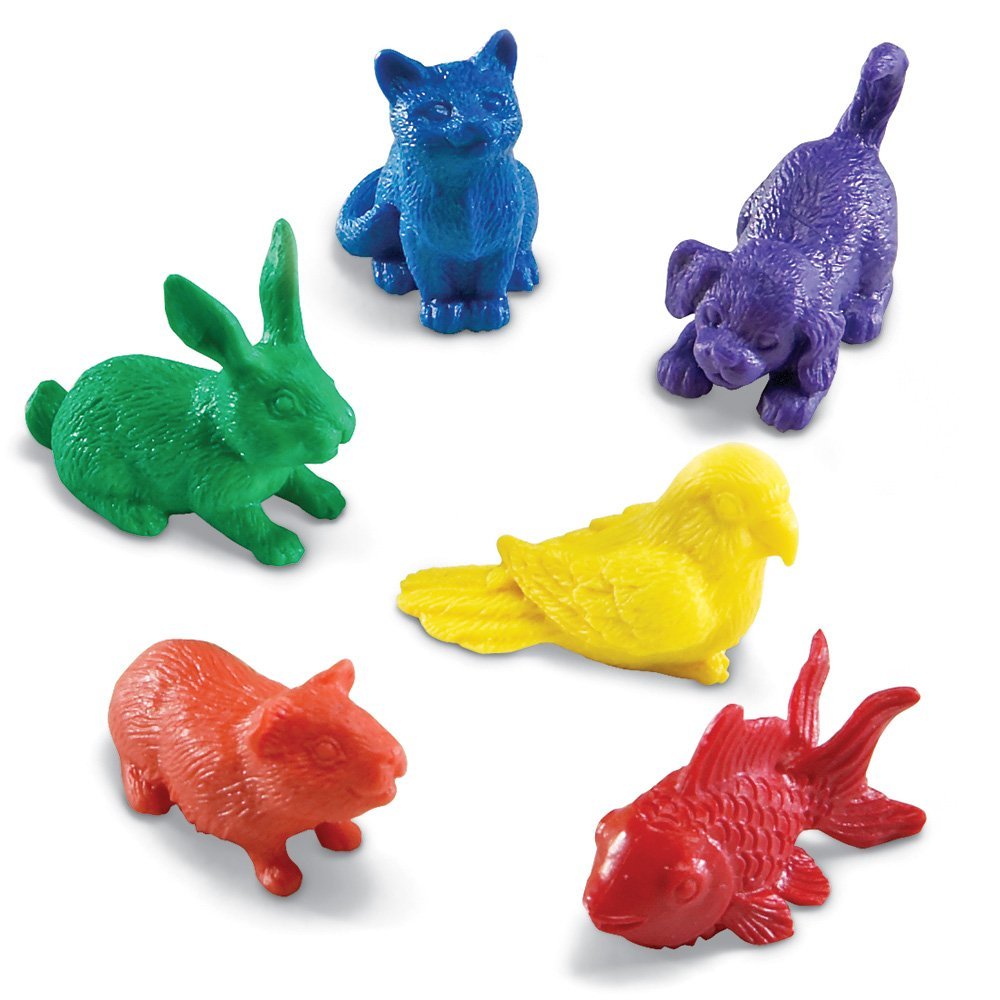 Learning Resources - Huisdierentellers Set van 72 Stuks