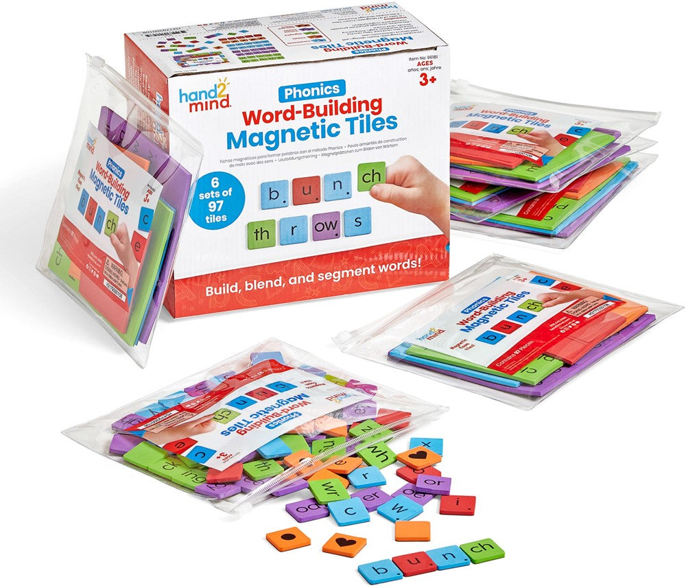 Learning Resources - Magnetische Tegels voor Klankbewustzijn en Woordopbouw