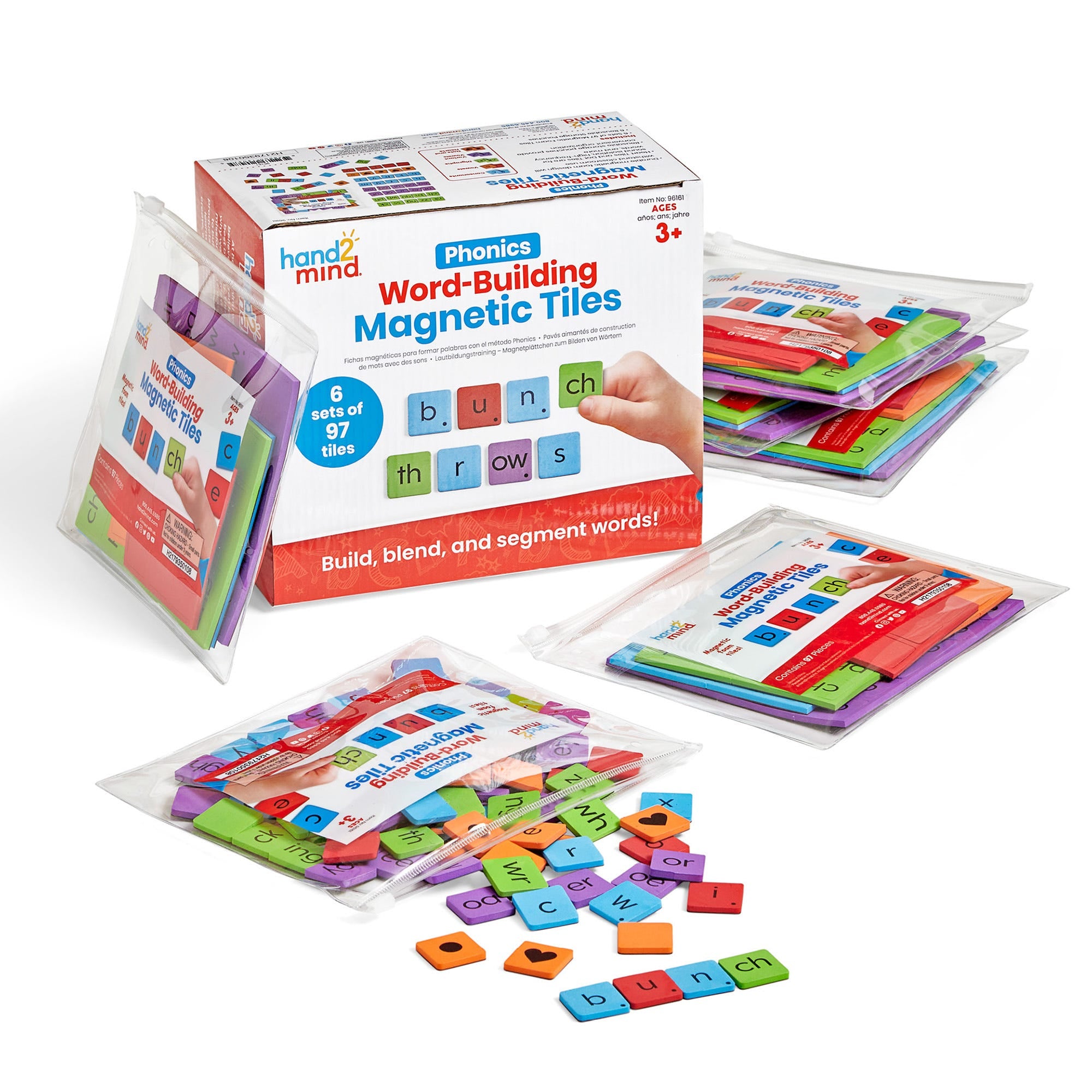 Learning Resources - Magnetische Tegels voor Klankbewustzijn en Woordopbouw