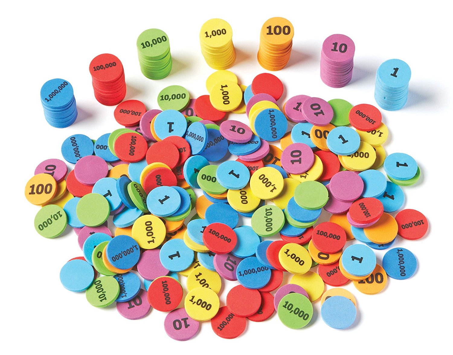 Learning Resources - Plaatswaardefiches - Set van 280 stuks