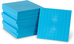 Learning Resources - Plastic Grondplaten Tiensysteem Set van 10