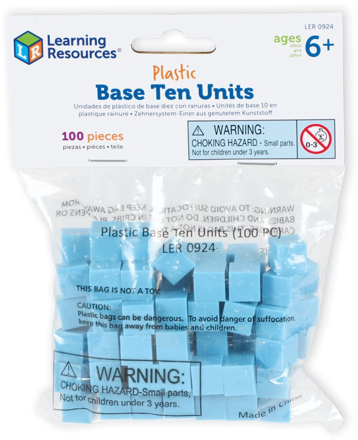 Learning Resources - Tientallig Eenheden - Set van 100 Stuks