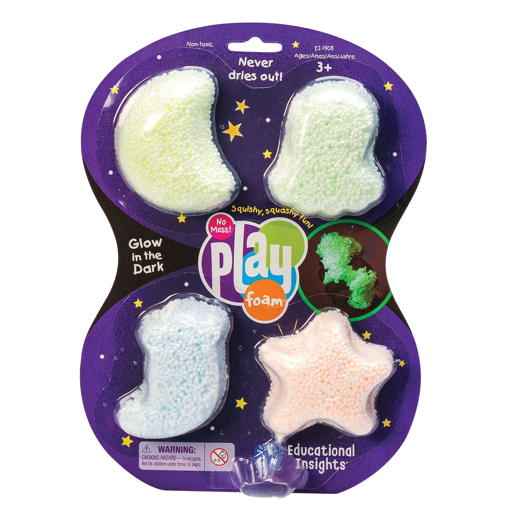 Learning Resources - Playfoam Glow In The Dark (4 stuks)