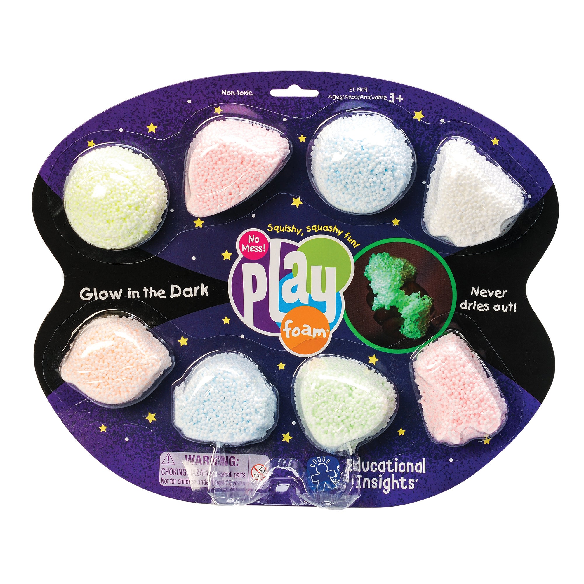 Learning Resources - Playfoam Glow In The Dark - 8 stuks
