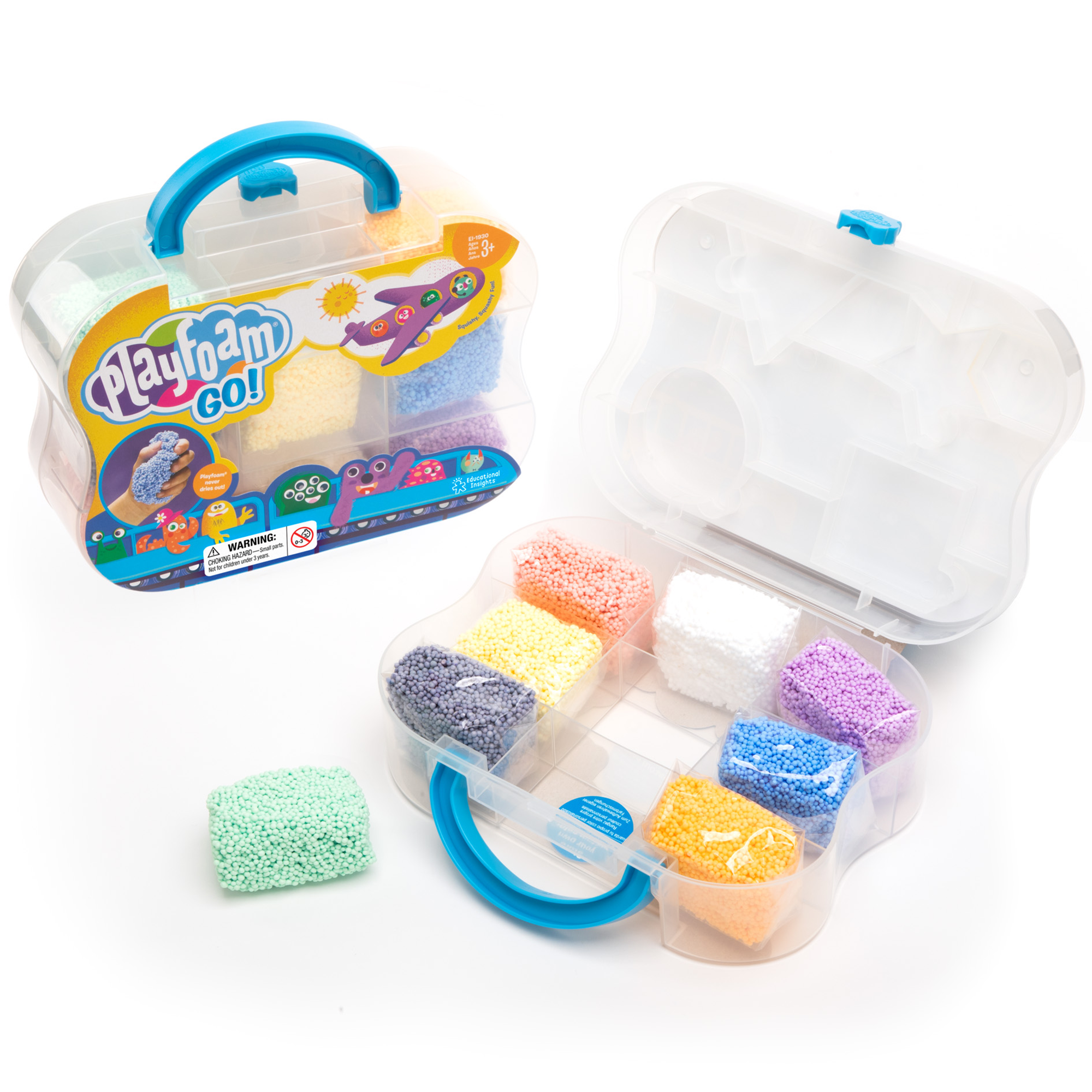 Learning Resources - Playfoam Go! - Pluizige kneedmassa in handige draaibare pot