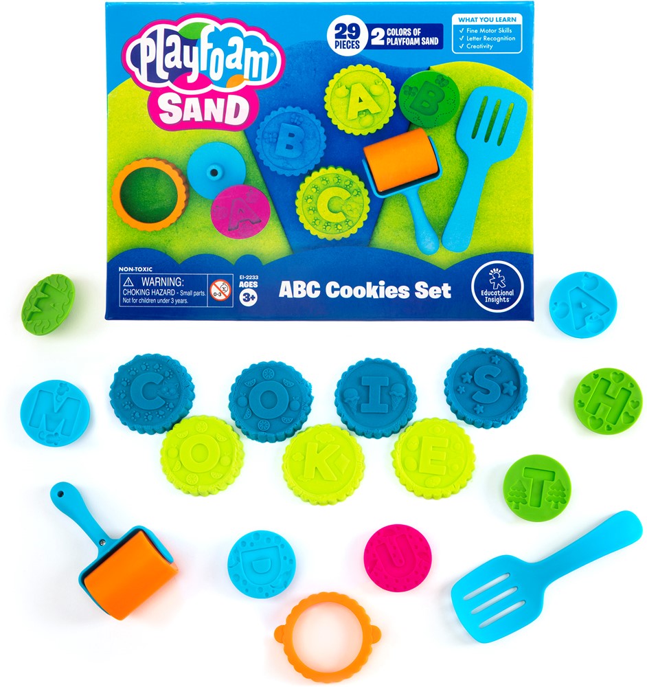 Learning Resources - Playfoam Zand ABC Koekjes Set