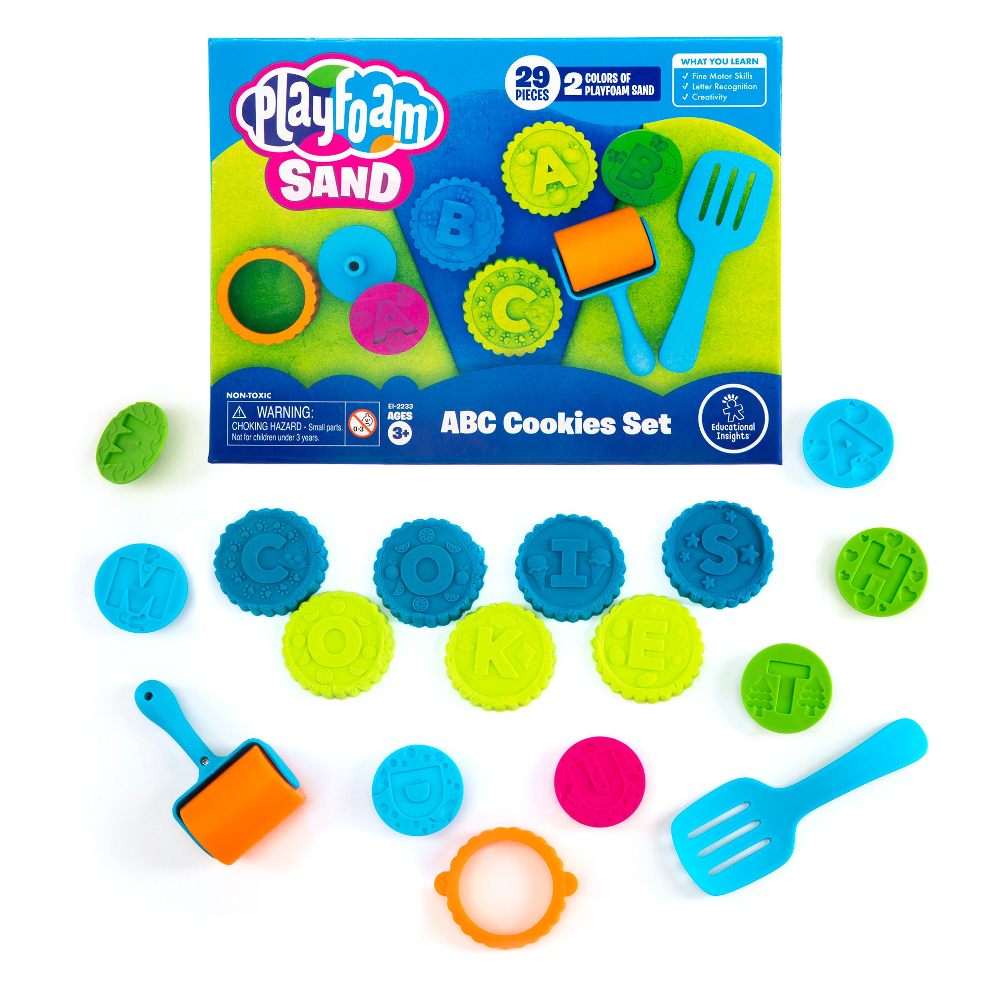 Learning Resources - Playfoam Zand ABC Koekjes Set
