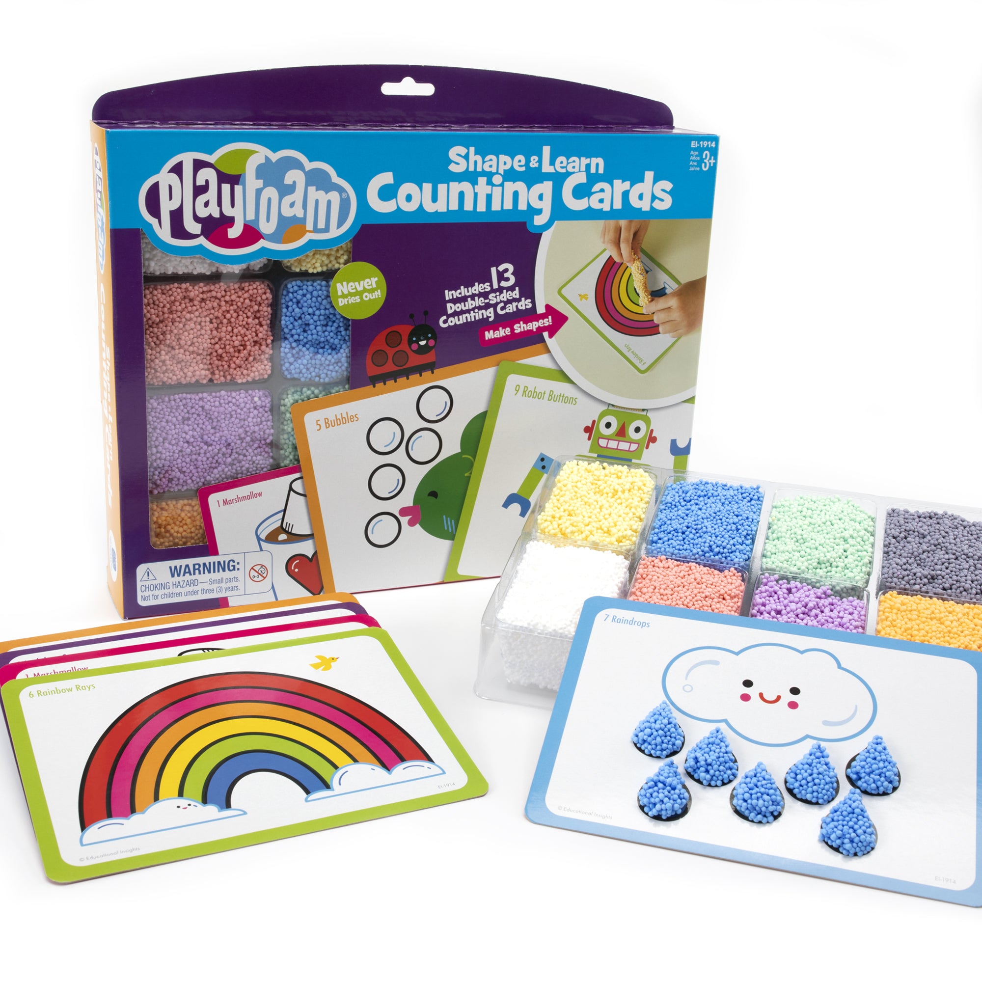 Learning Resources - Playfoam Pluffle Glow-in-the-Dark