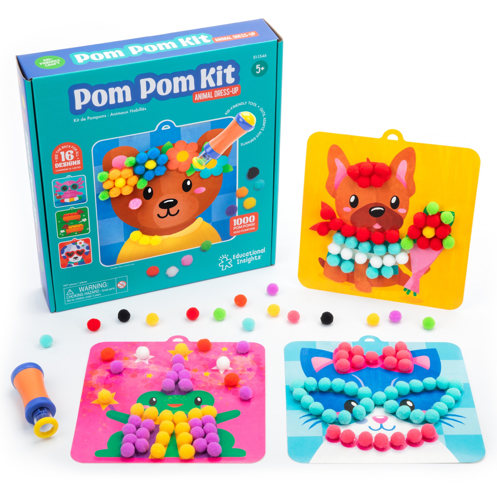 Learning Resources - Pompon Knutselset