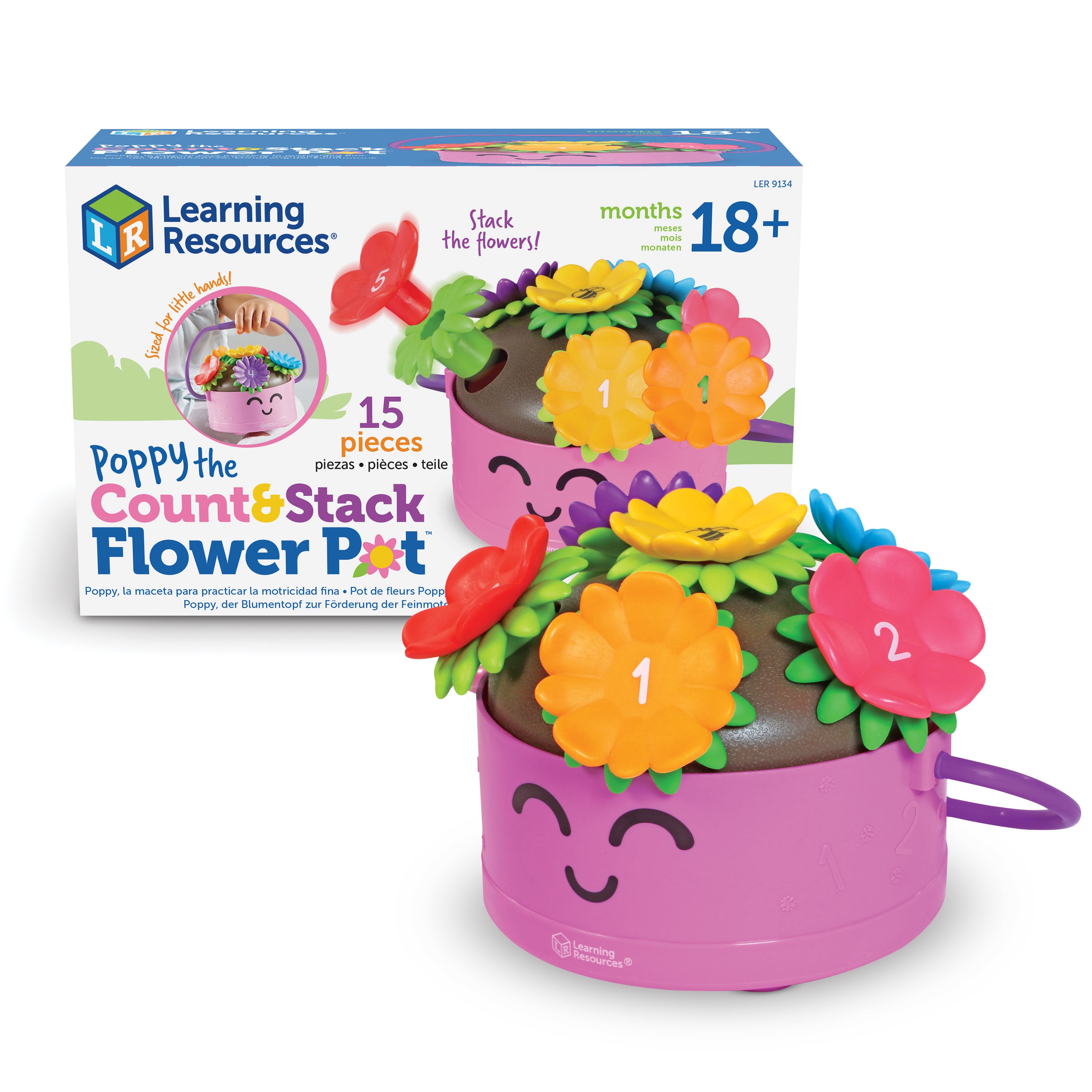 Learning Resources - Poppy de Tel en Stapel Bloempot