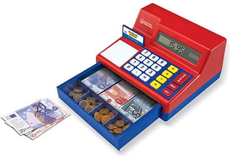 Learning Resources - Speelgoedkassa met Rekenmachine en Euromunten