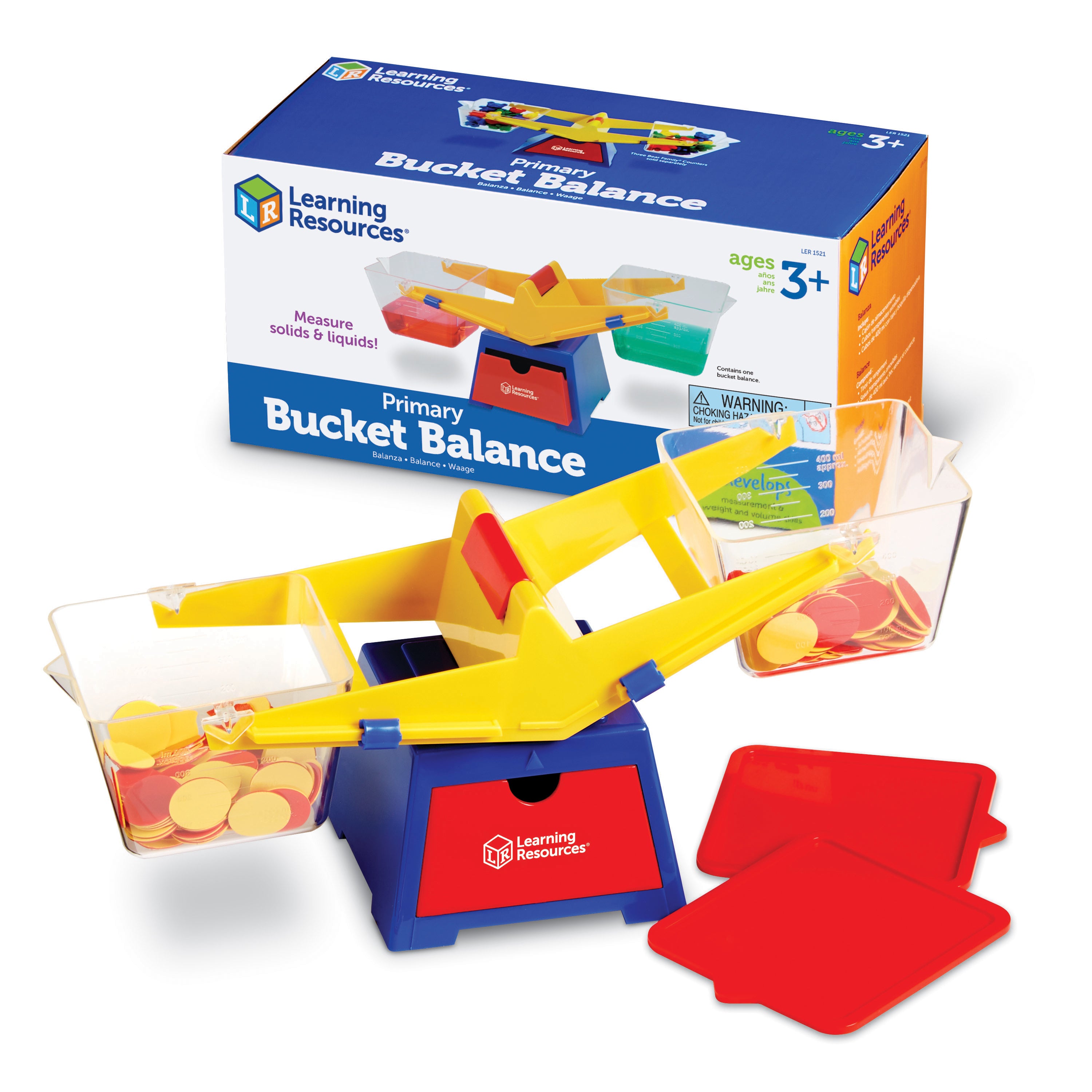 Learning Resources - Emmerweegschaal met Primaire Kleuren