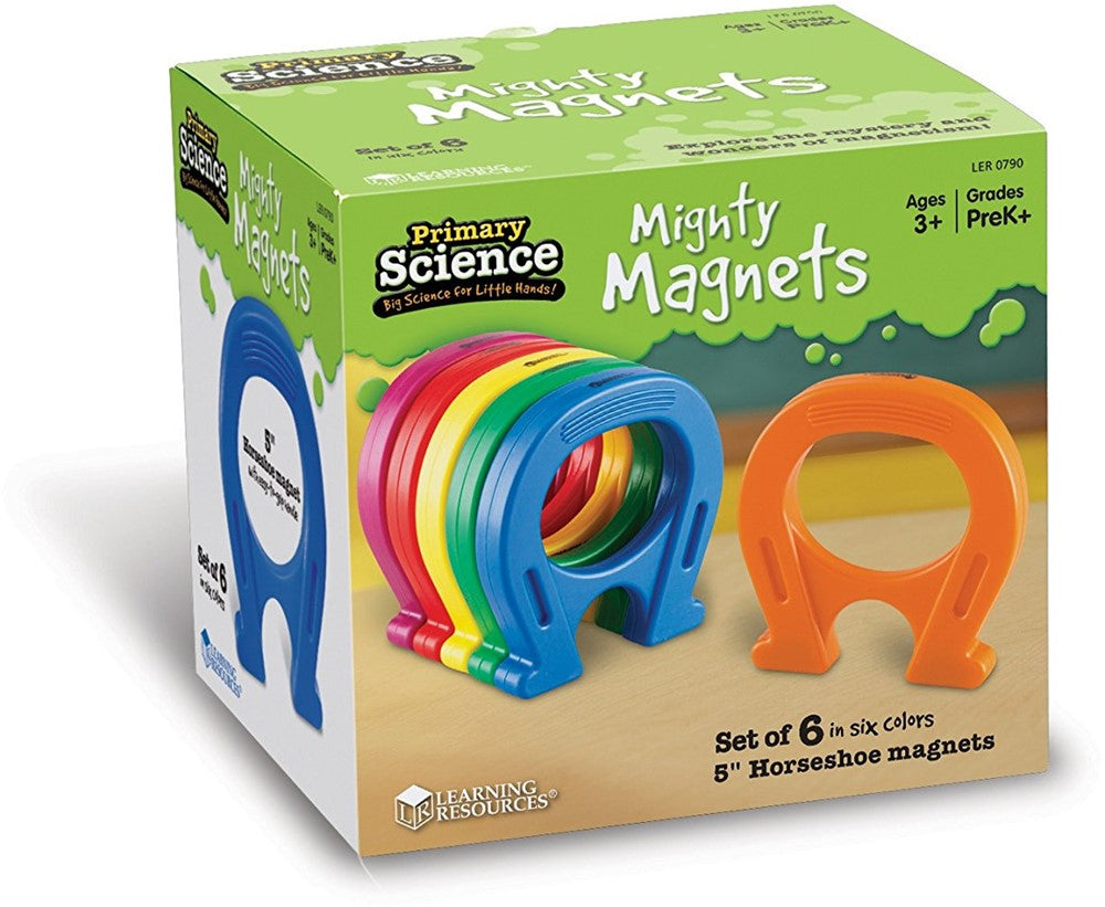 Learning Resources - Sterke Magneten voor Jonge Onderzoekers (set van 6)