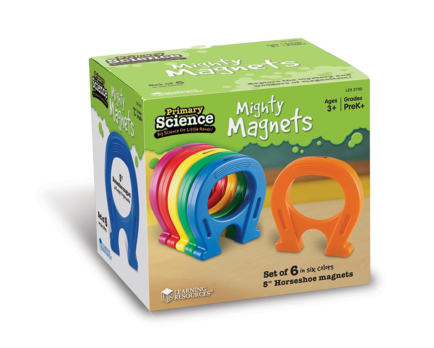 Learning Resources - Sterke Magneten voor Jonge Onderzoekers (set van 6)