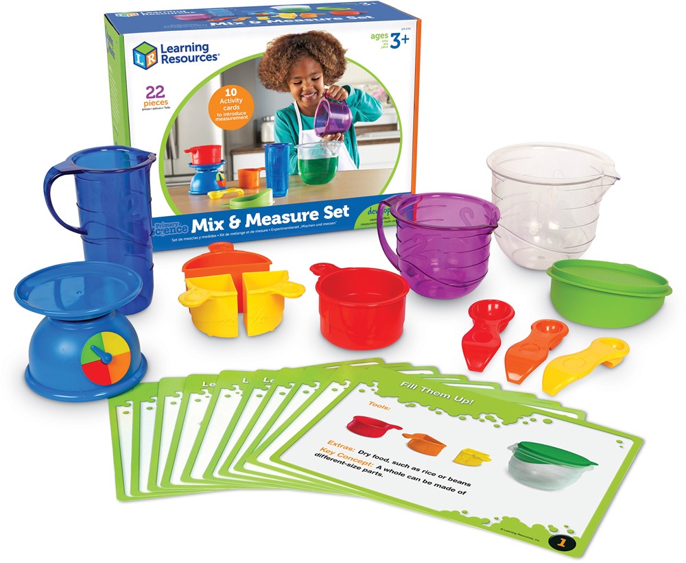 Learning Resources - Primary Science Mix & Measure Set - Meet- en Mengset
