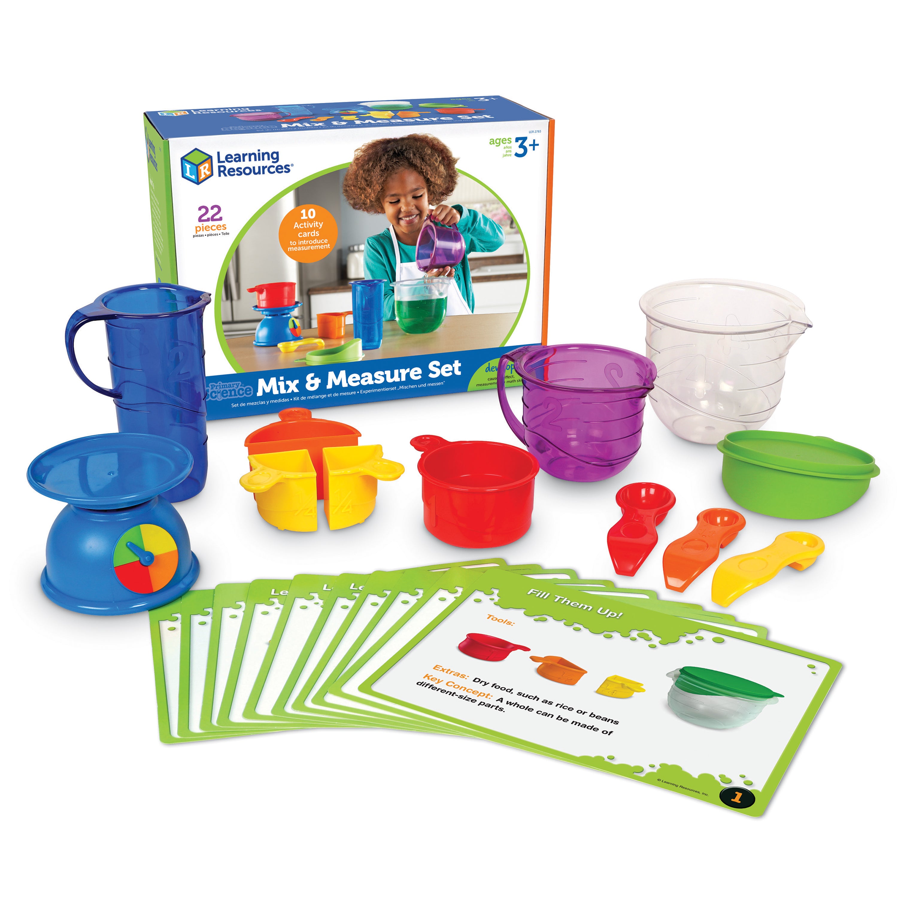 Learning Resources - Primary Science Mix & Measure Set - Meet- en Mengset