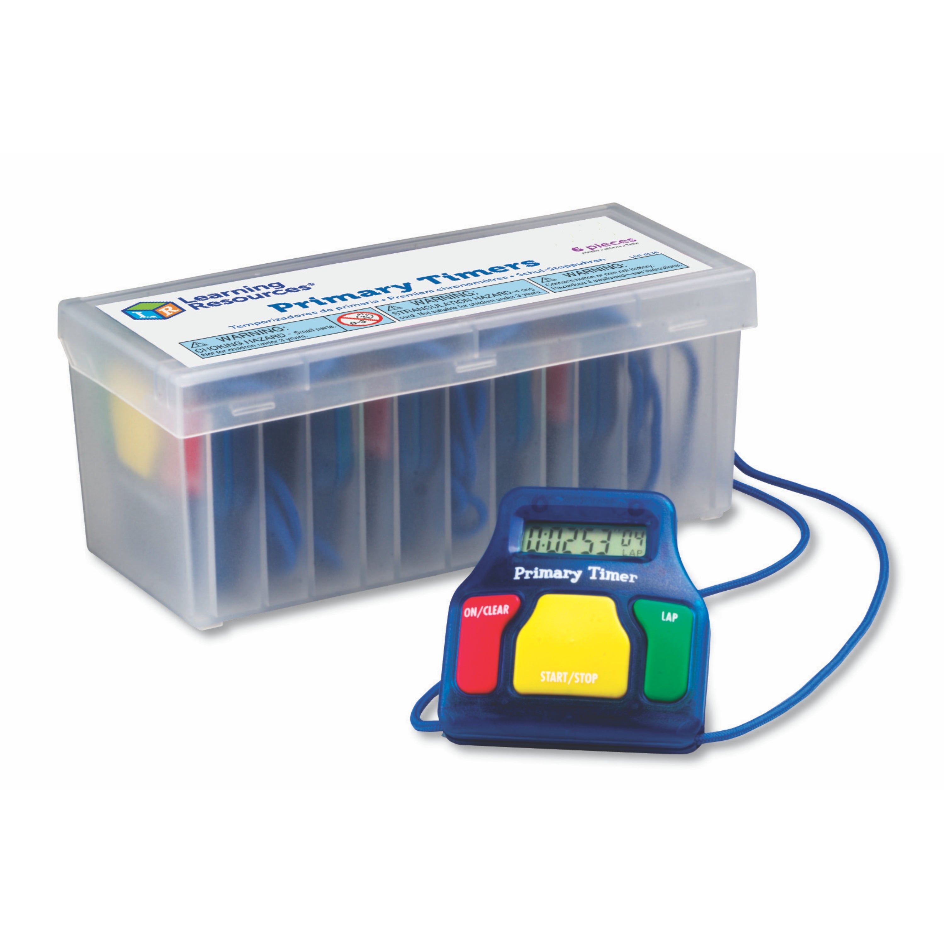 Learning Resources - Timers voor Kinderen - Set van 6 Stuks