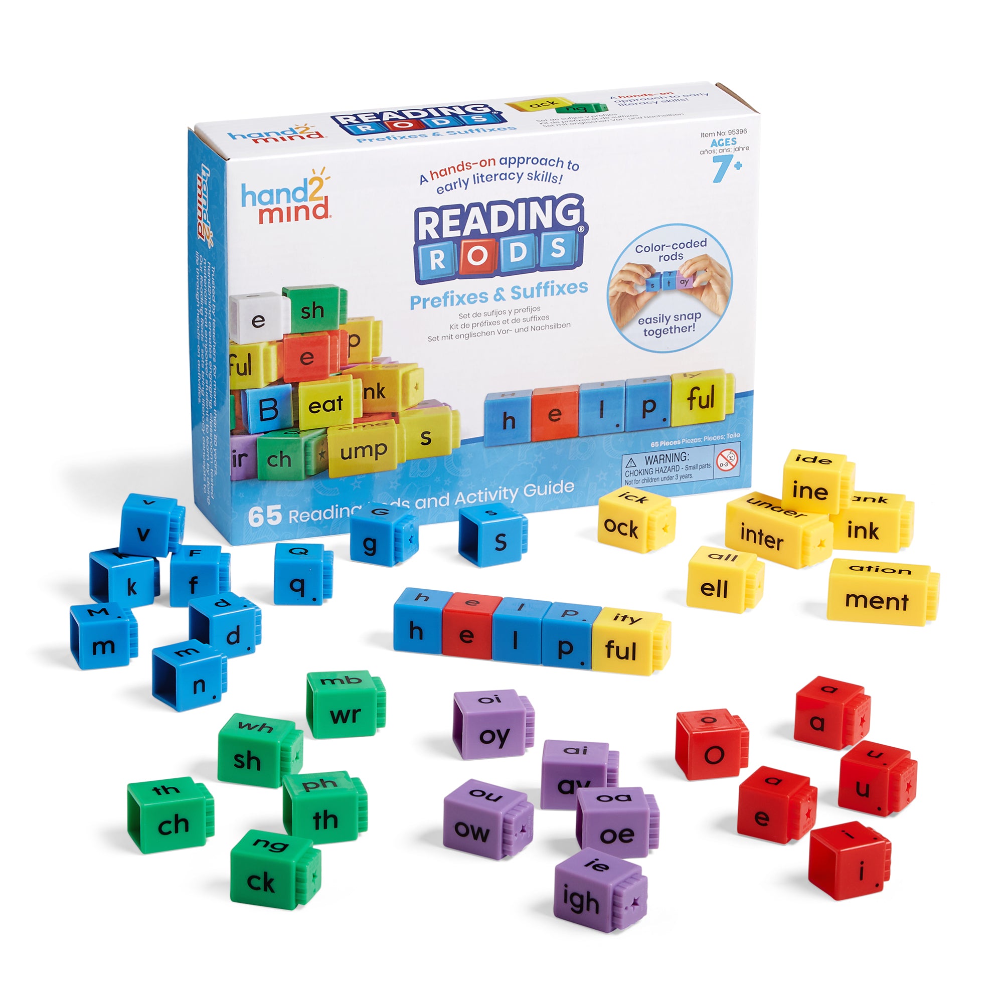 Learning Resources - Leesstaafjes Voorvoegsels & Achtervoegsels