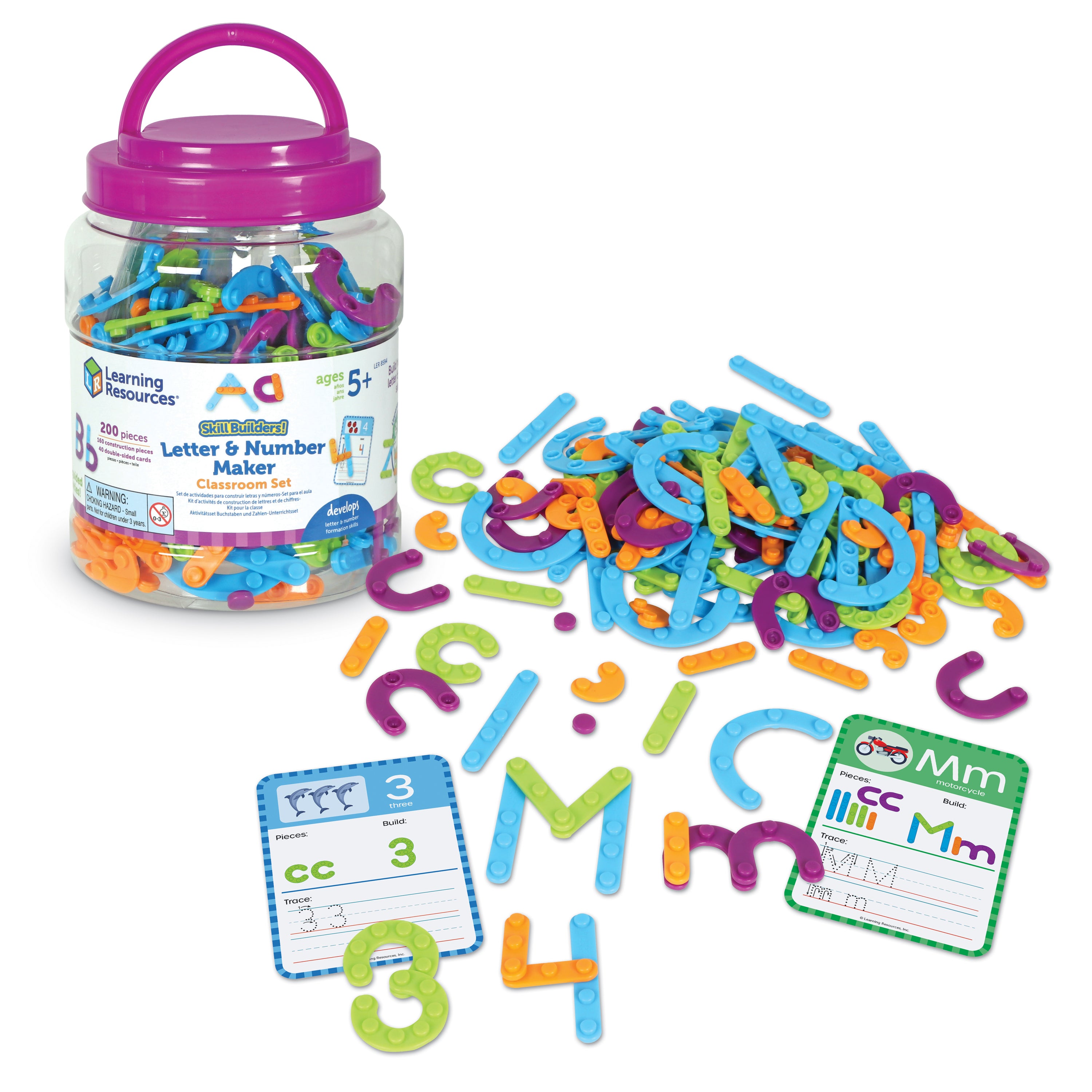 Learning Resources - Skill Builders Letter en Cijfer Maker Klaslokaal Set