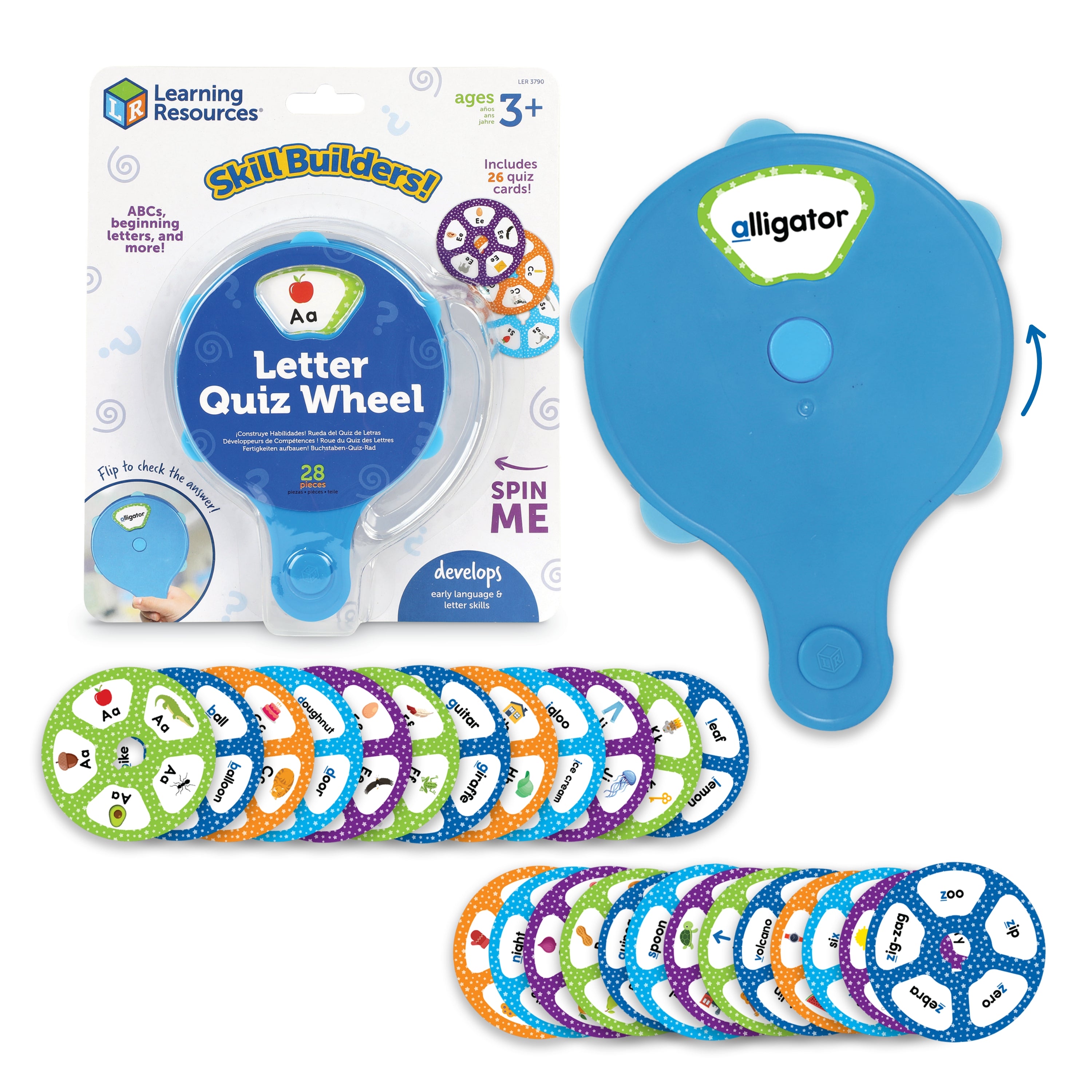 Learning Resources - Skill Builders! Letter Quiz Wheel