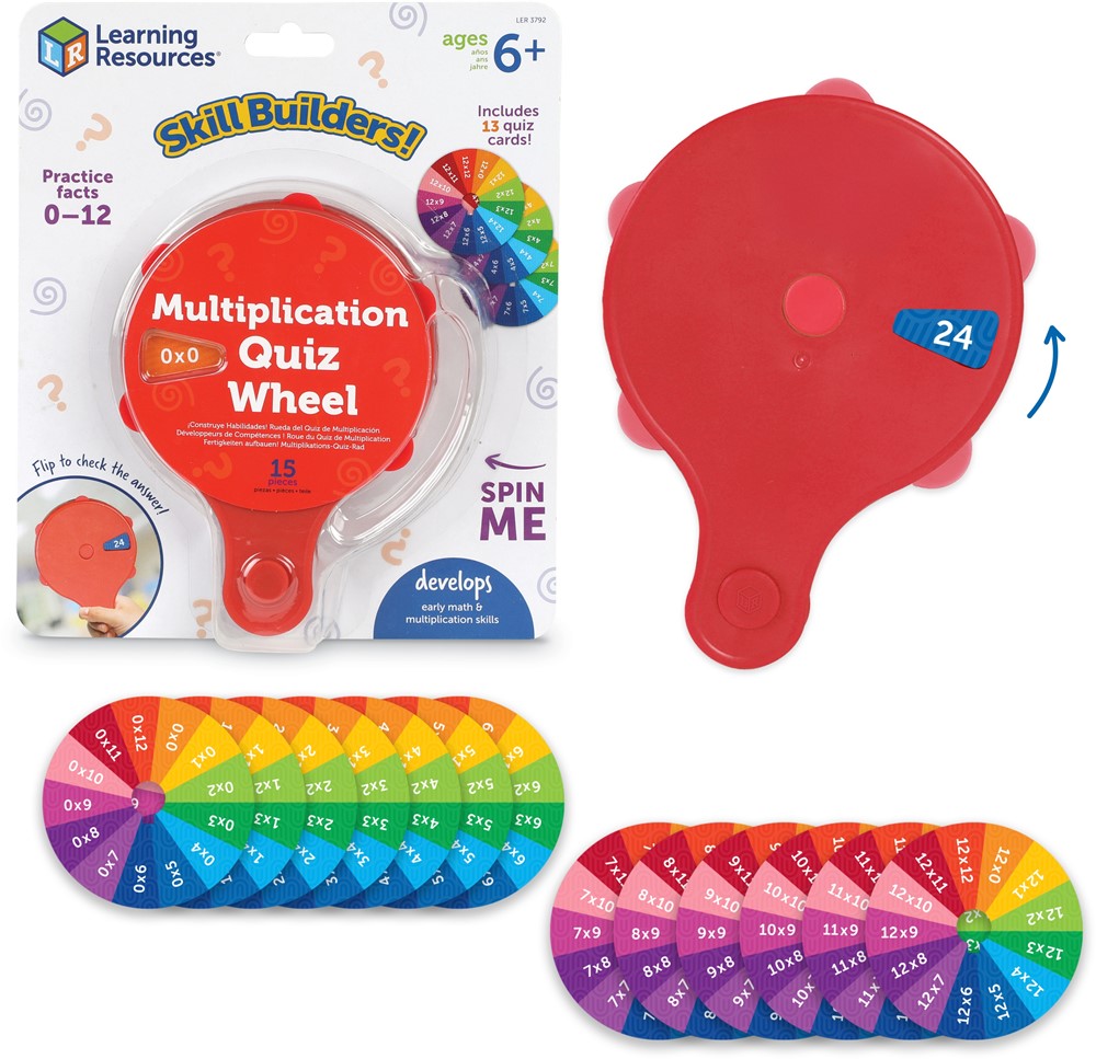Learning Resources - Vermenigvuldig Vragenrad - Rekenspel