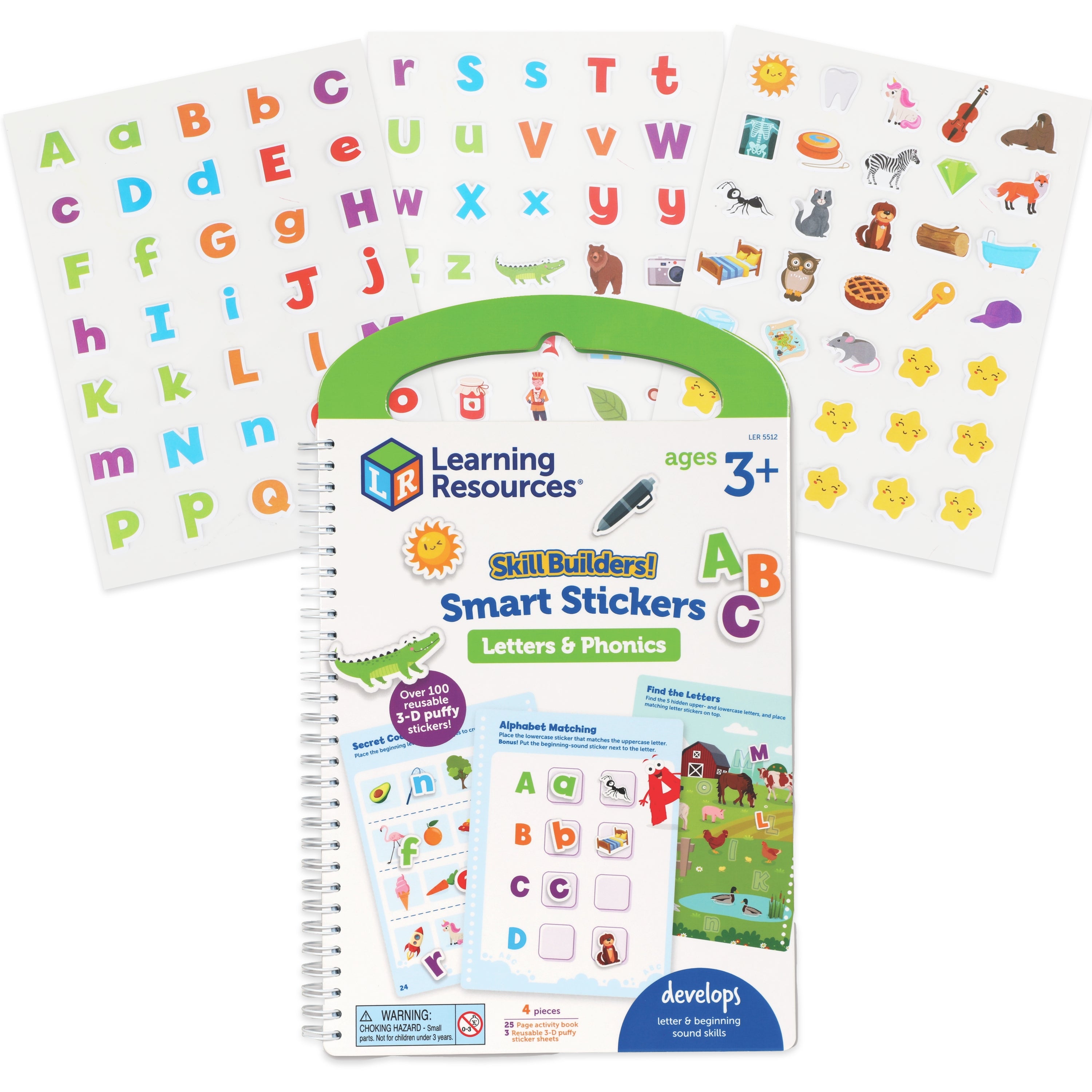 Learning Resources - Skill Builders! Slimme Stickers - Letters & Klankleer