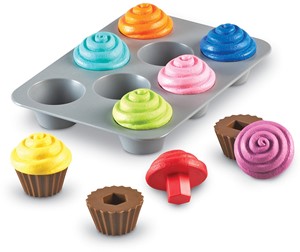 Learning Resources - Smart Snacks Cupcakes met Vormen Sorteren