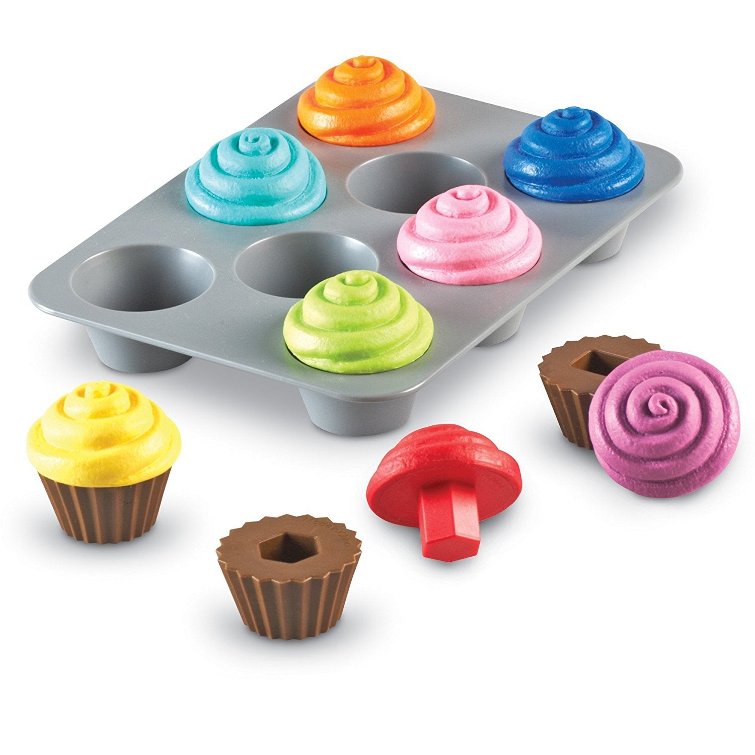 Learning Resources - Smart Snacks Cupcakes met Vormen Sorteren