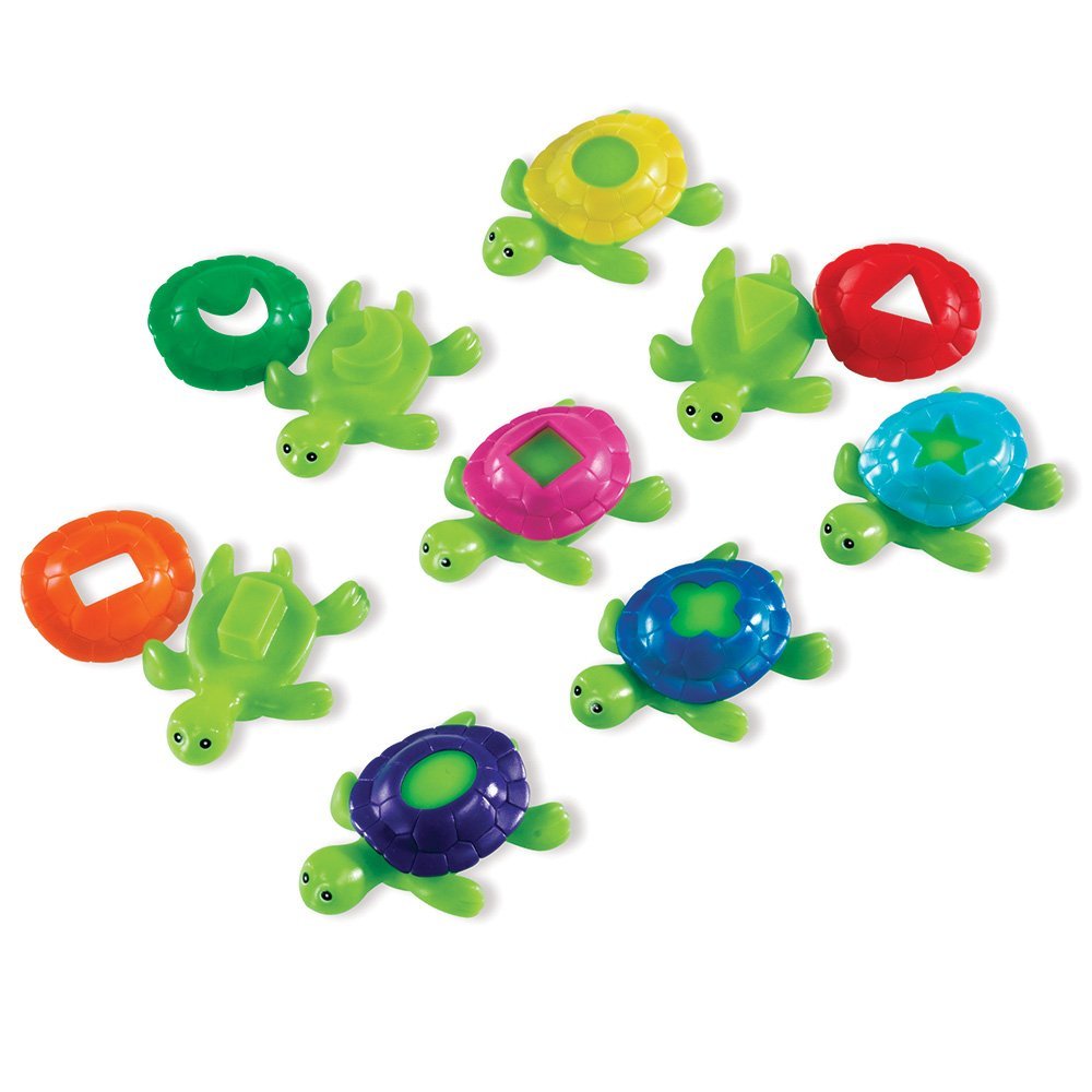 Learning Resources - Smart Splash Vormenschildpadden - Set van 16 Badspeelgoed Schildpadjes