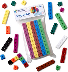 Learning Resources - Snap Cubes® - Set van 100 Klikblokjes