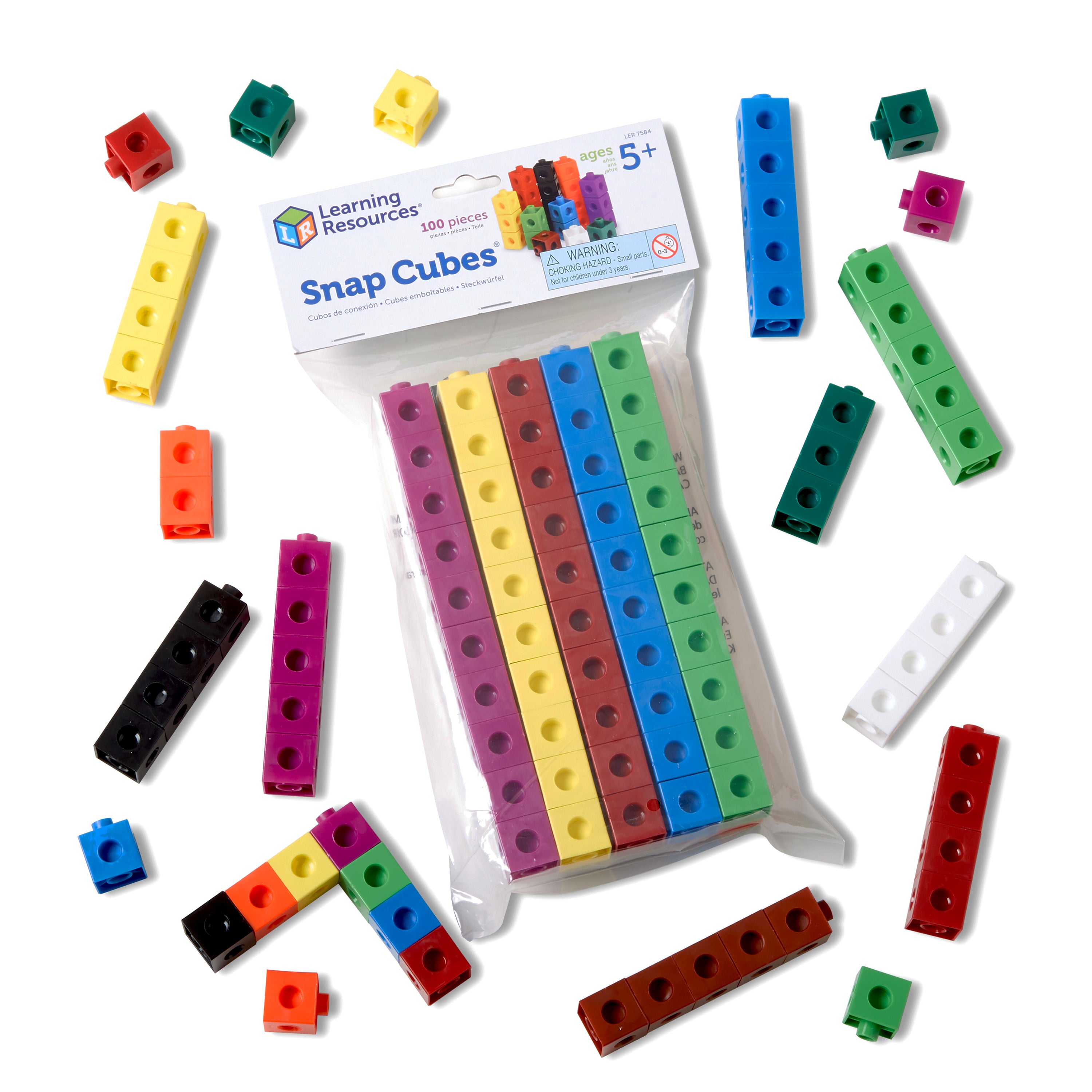 Learning Resources - Snap Cubes® - Set van 100 Klikblokjes