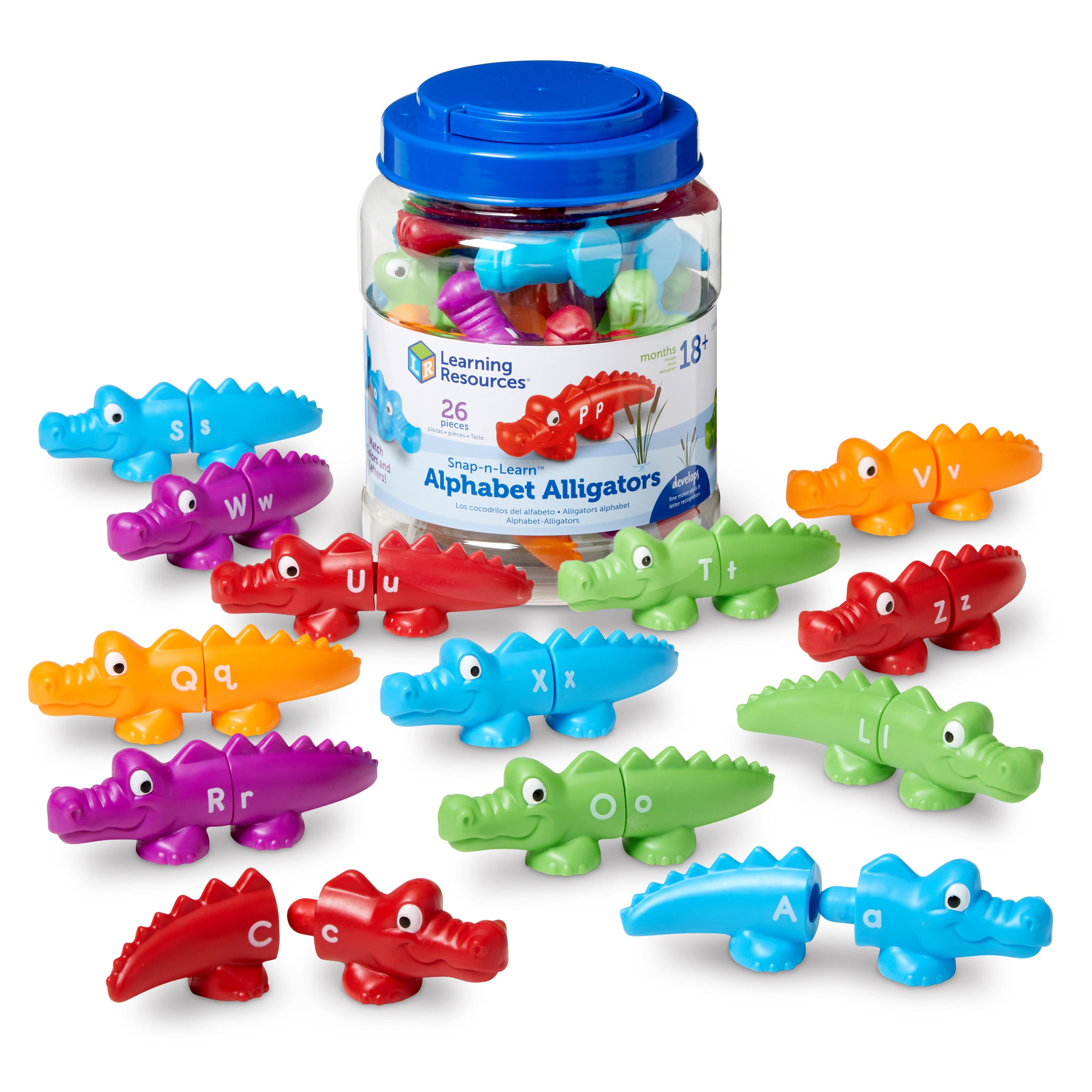 Learning Resources - Snap-n-Learn™ Alfabet Alligators