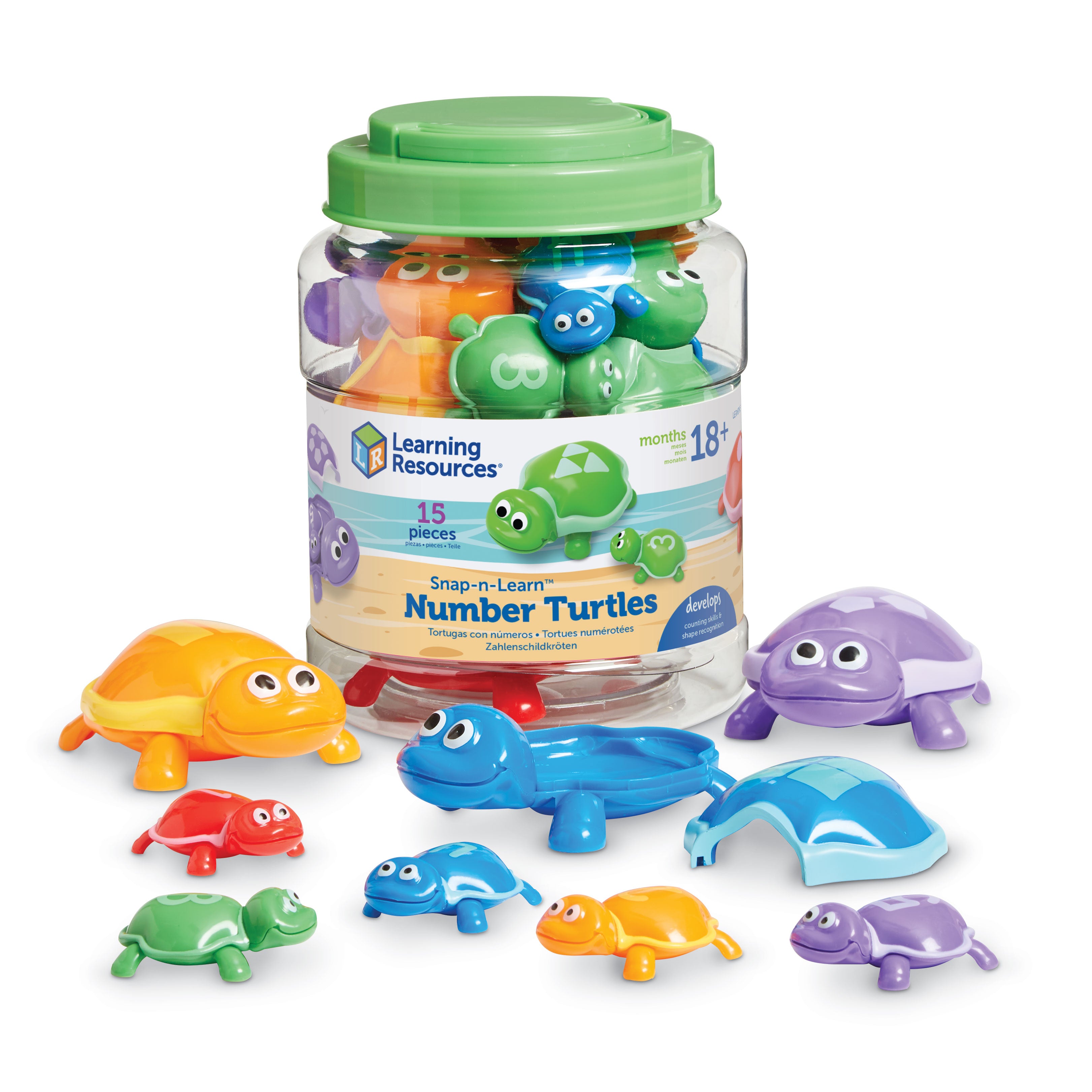 Learning Resources - Snap-n-Learn™ Schildpadden met Cijfers