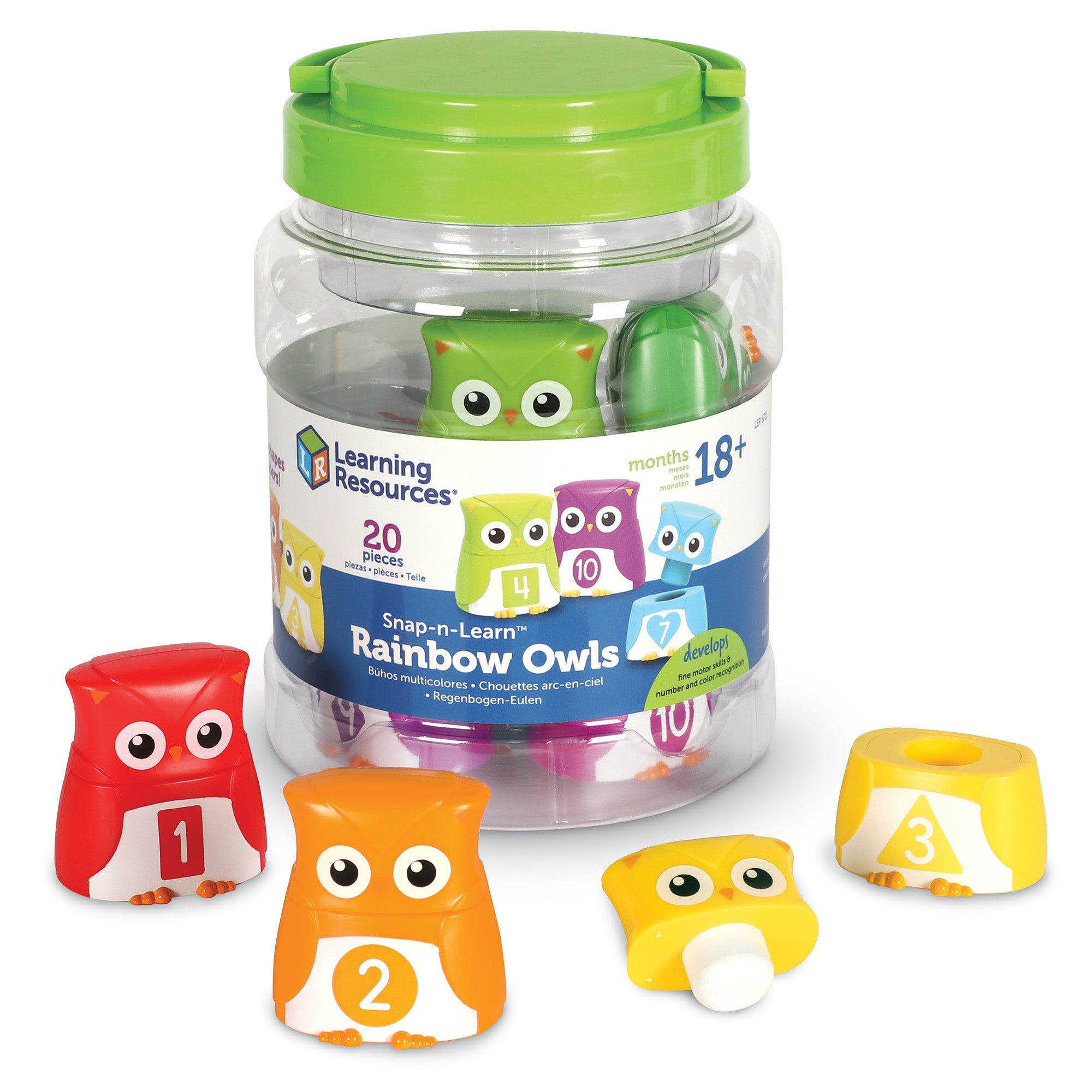 Learning Resources - Snap-n-Learn™ Regenboog Uilen