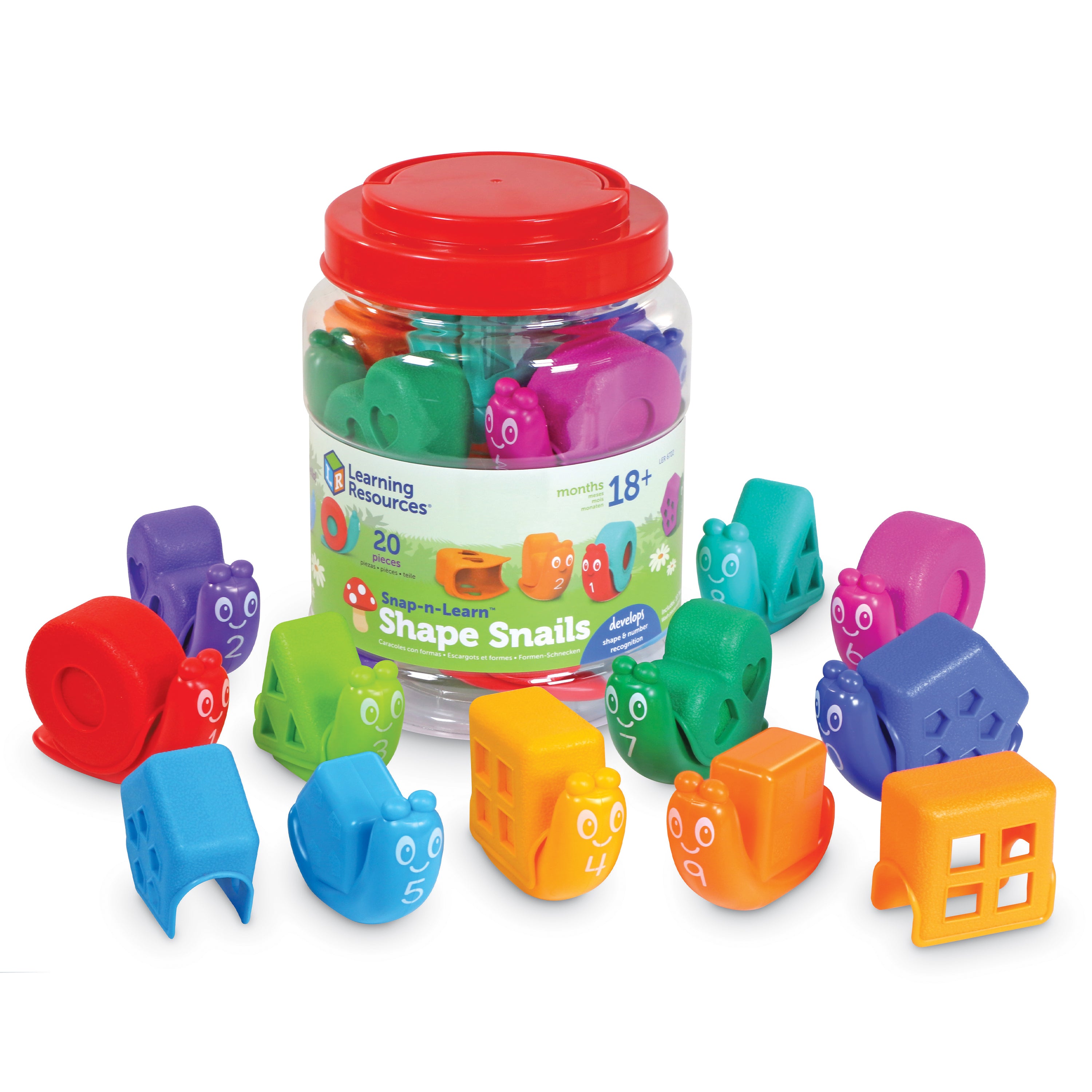Learning Resources - Snap-n-Learn™ Vormslakken