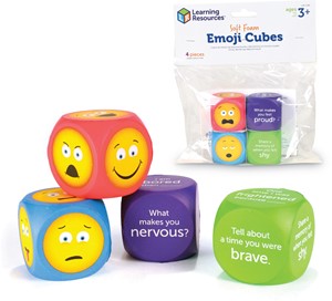 Learning Resources - Zachte Schuimrubber Emotie Dobbelstenen