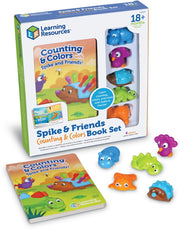 Learning Resources - Spike en Vriendjes Kleuren en Tellen Boek Set