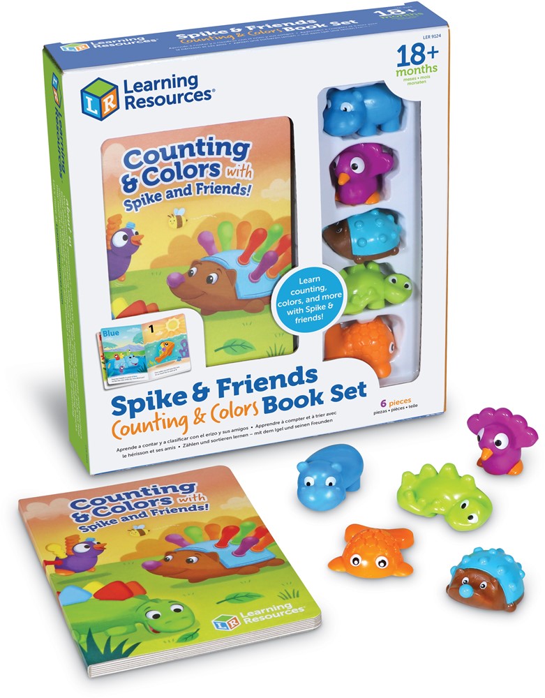 Learning Resources - Spike en Vriendjes Kleuren en Tellen Boek Set