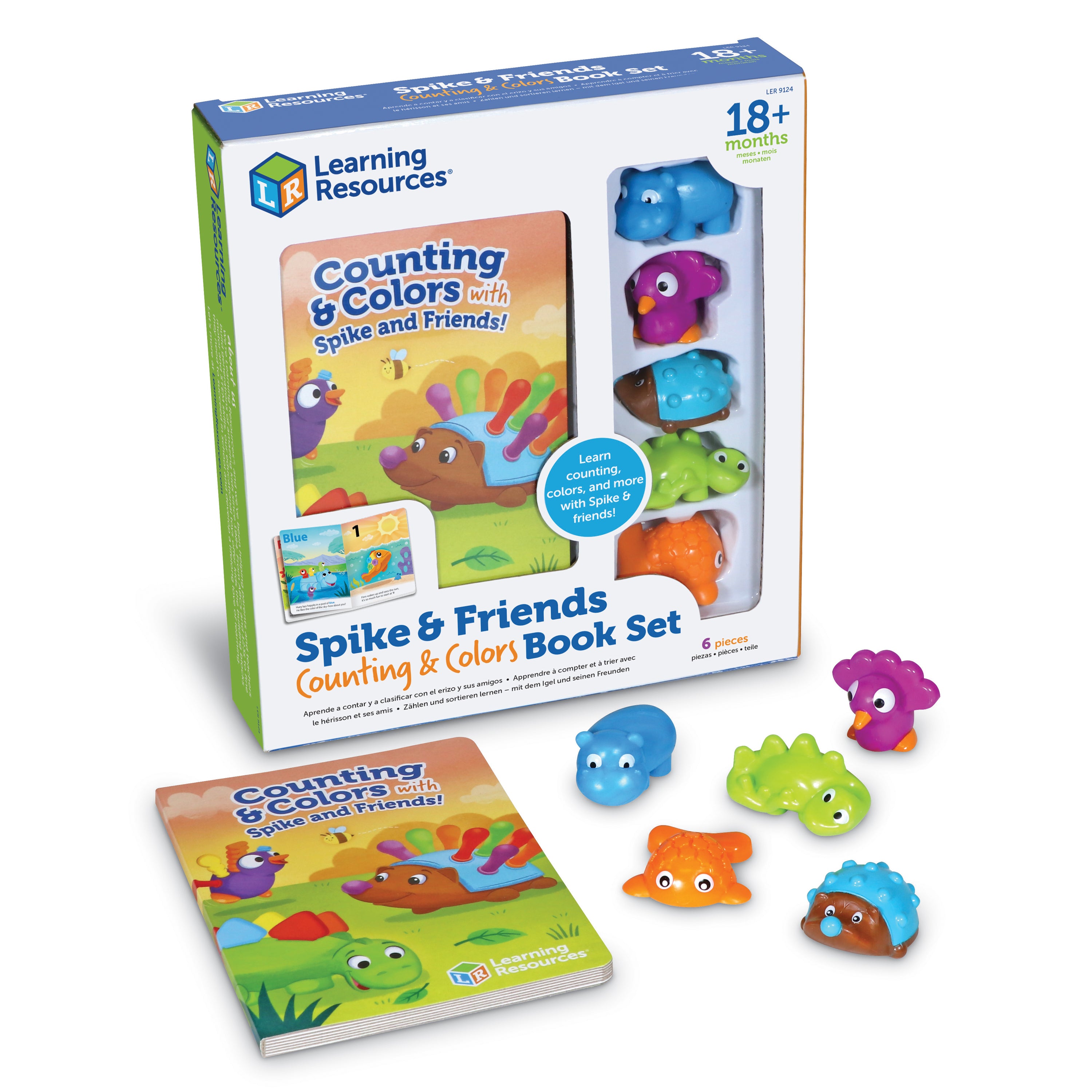 Learning Resources - Spike en Vriendjes Kleuren en Tellen Boek Set
