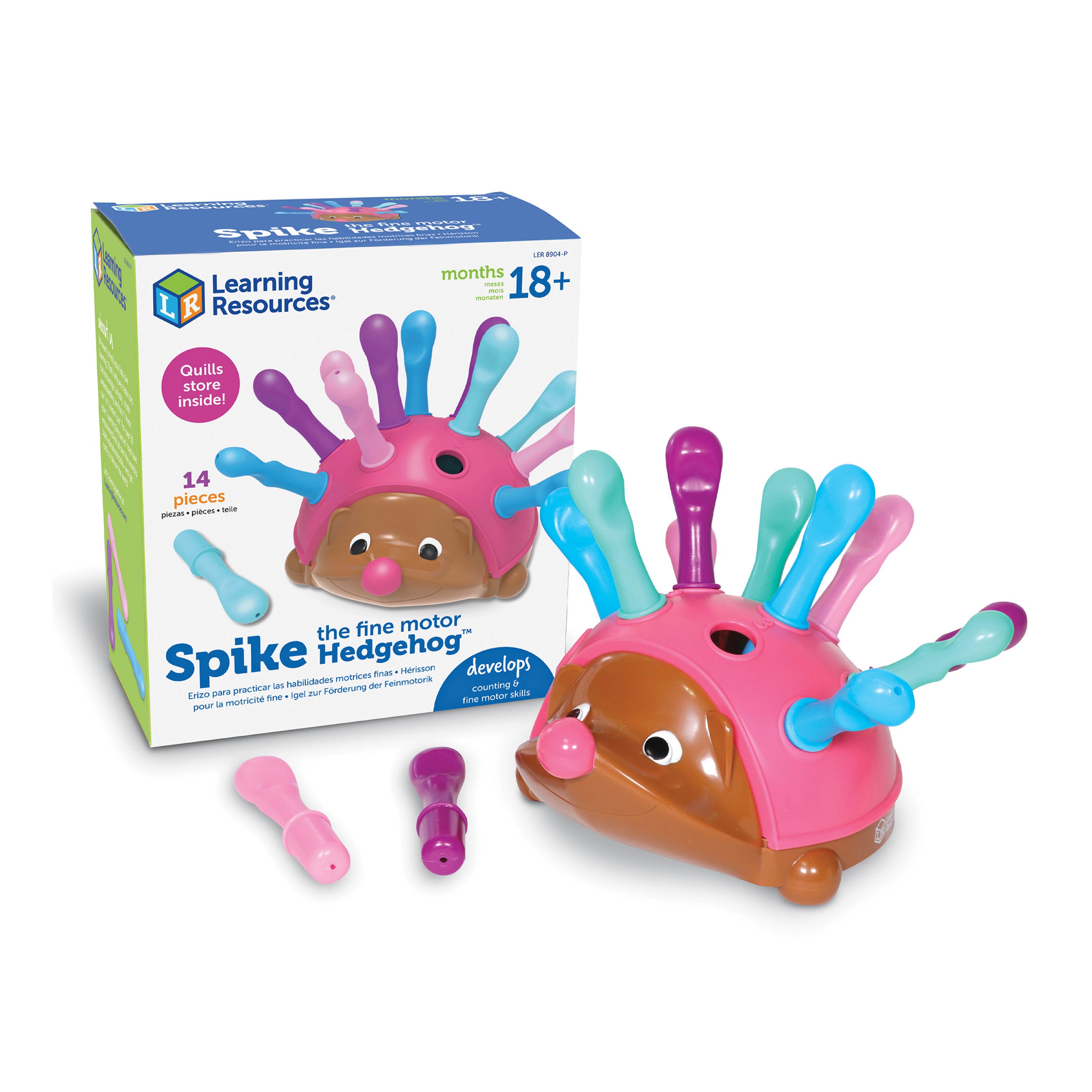 Learning Resources - Spike de Egel Fijne Motoriek - Roze