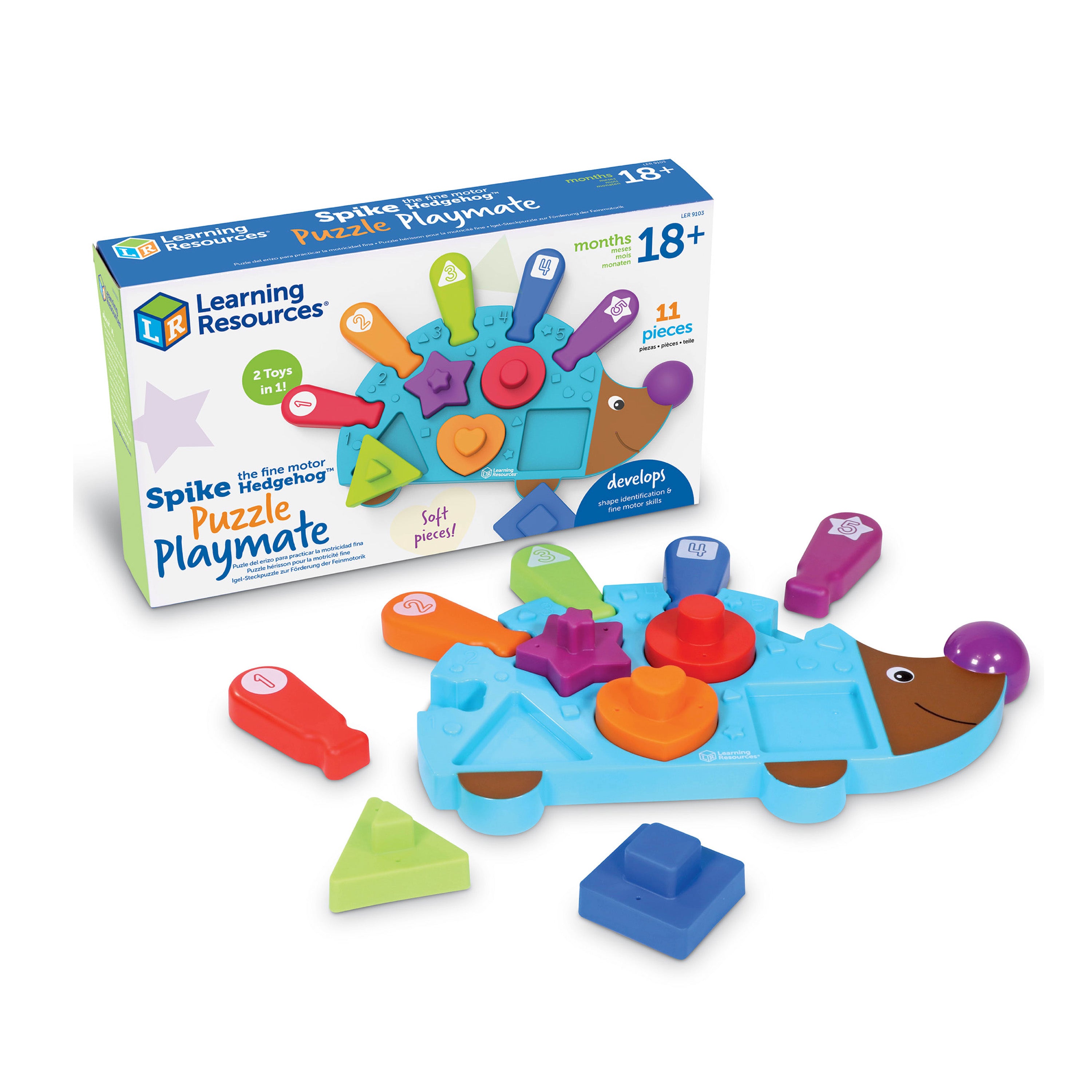 Learning Resources - Spike de Egel Fijne Motoriek Puzzelmaatje