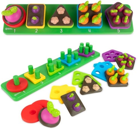 Learning Resources - Stapeltuin met Vormen en Kleuren