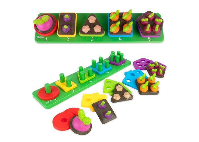 Learning Resources - Stapeltuin met Vormen en Kleuren