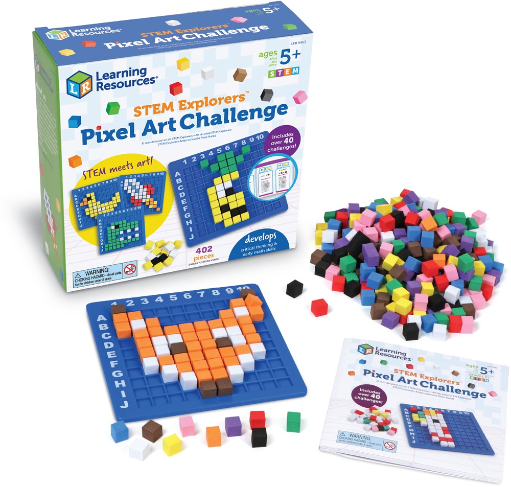 Learning Resources - STEM Explorers Pixel Art Uitdaging